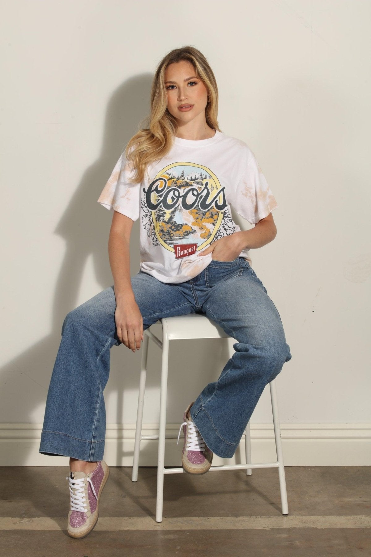 Coors Tie Dye Tee-FINAL SALE