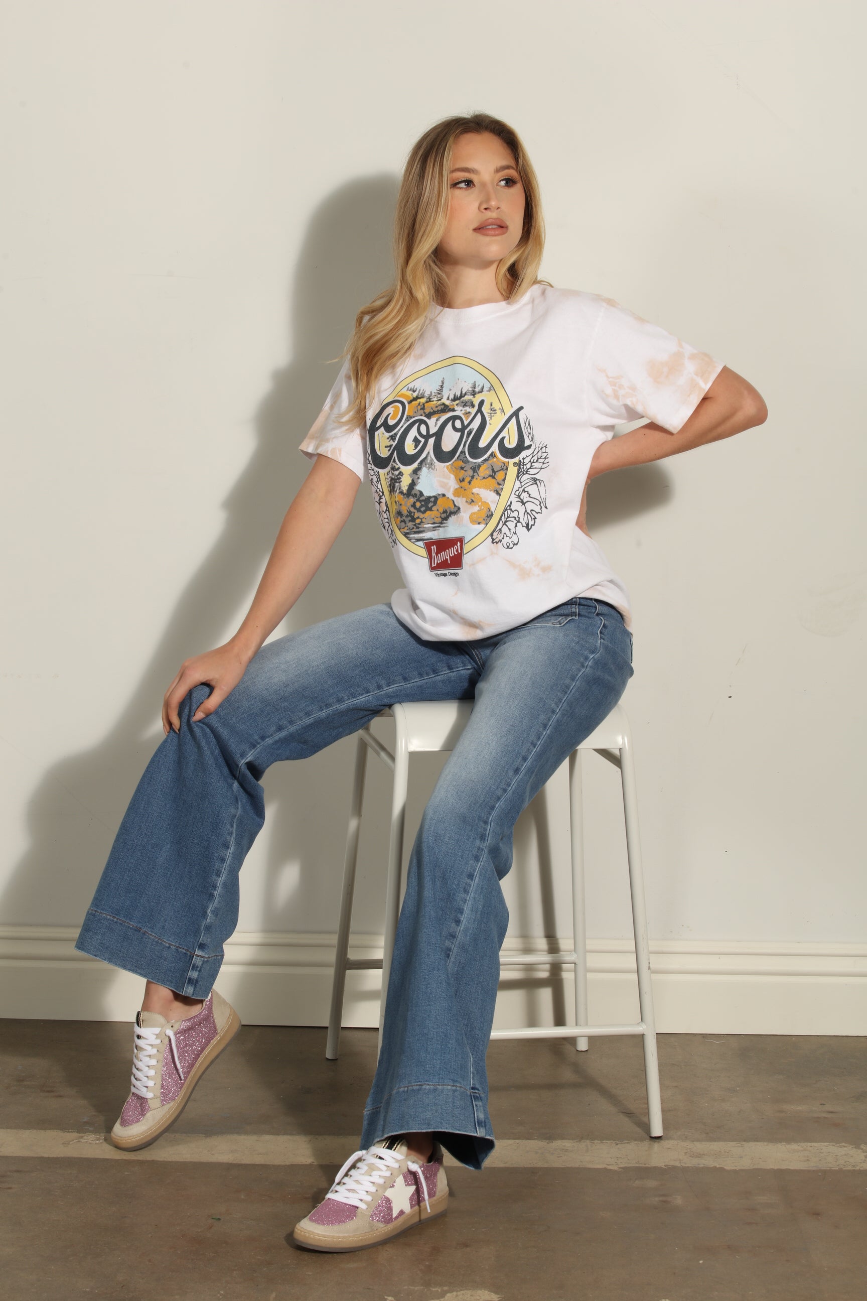 Coors Tie Dye Tee-FINAL SALE