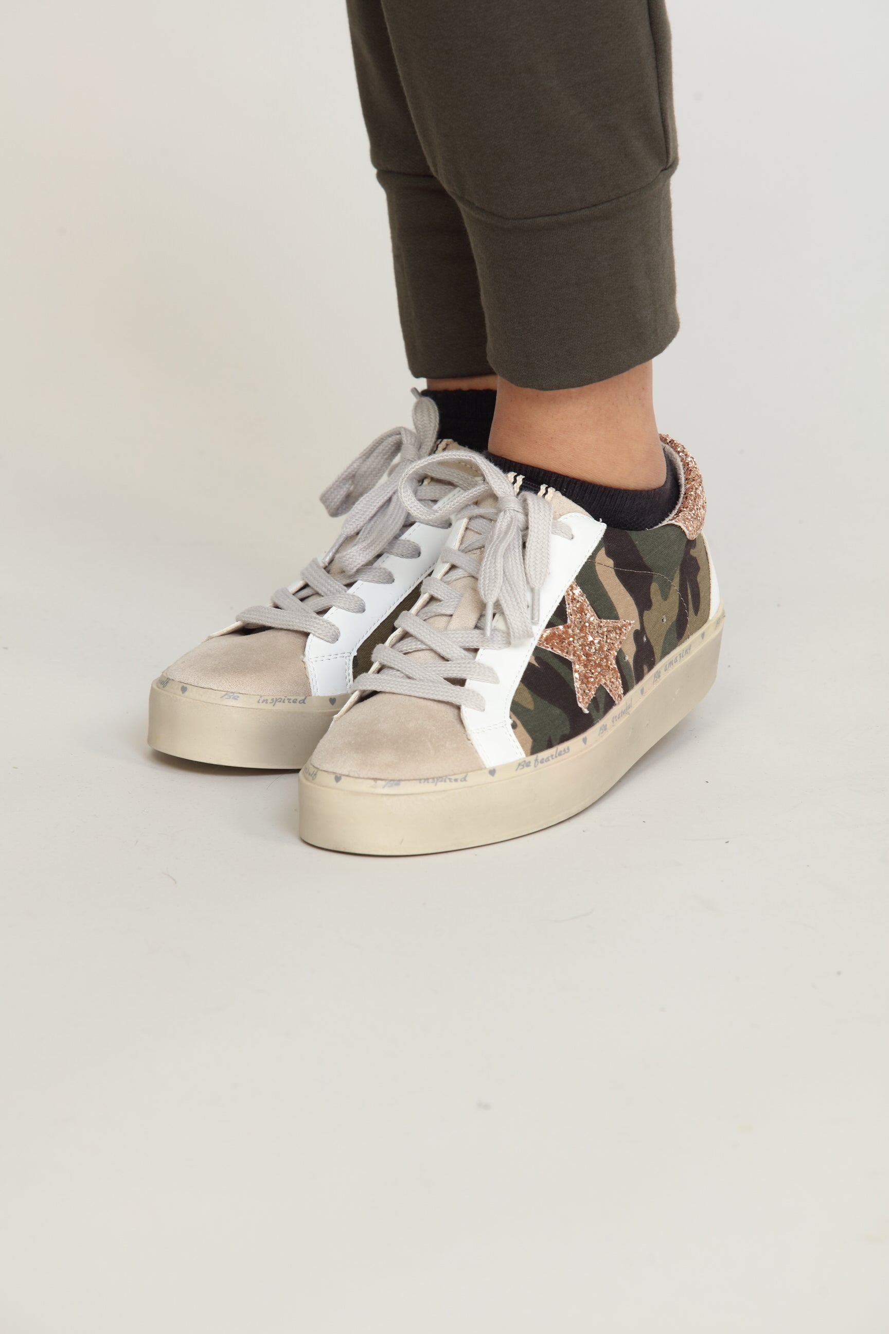 Reba Camo Sneakers-FINAL SALE