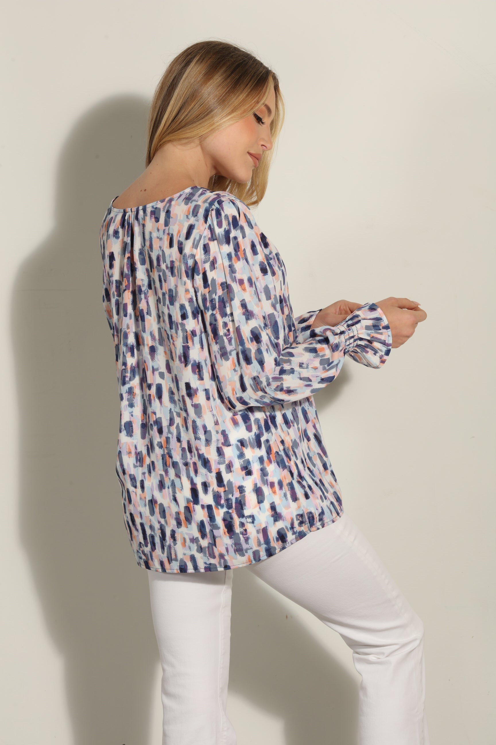 Pearl Button Down Blouse