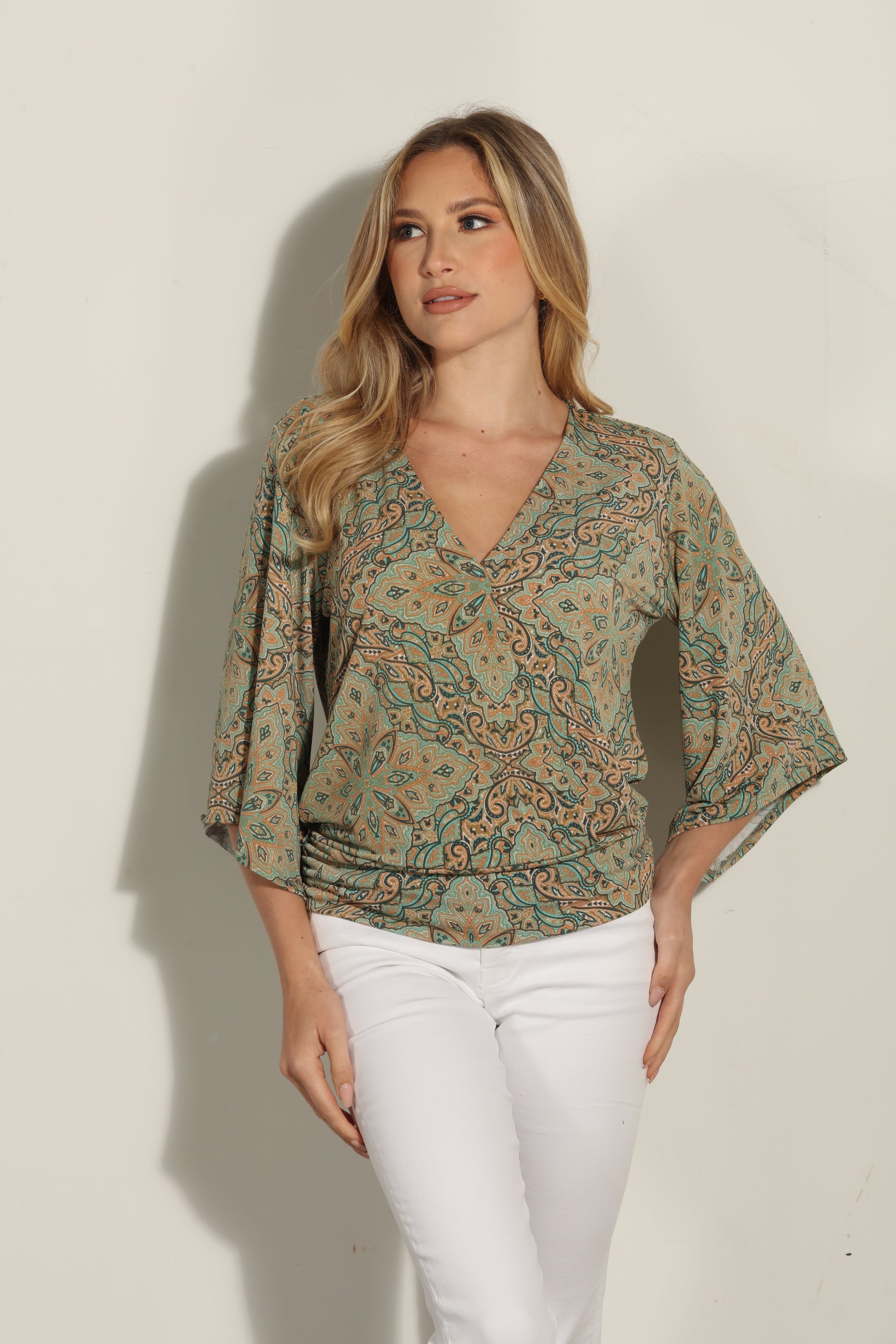 Neema Stretch Banded Kimono Top-FINAL SALE