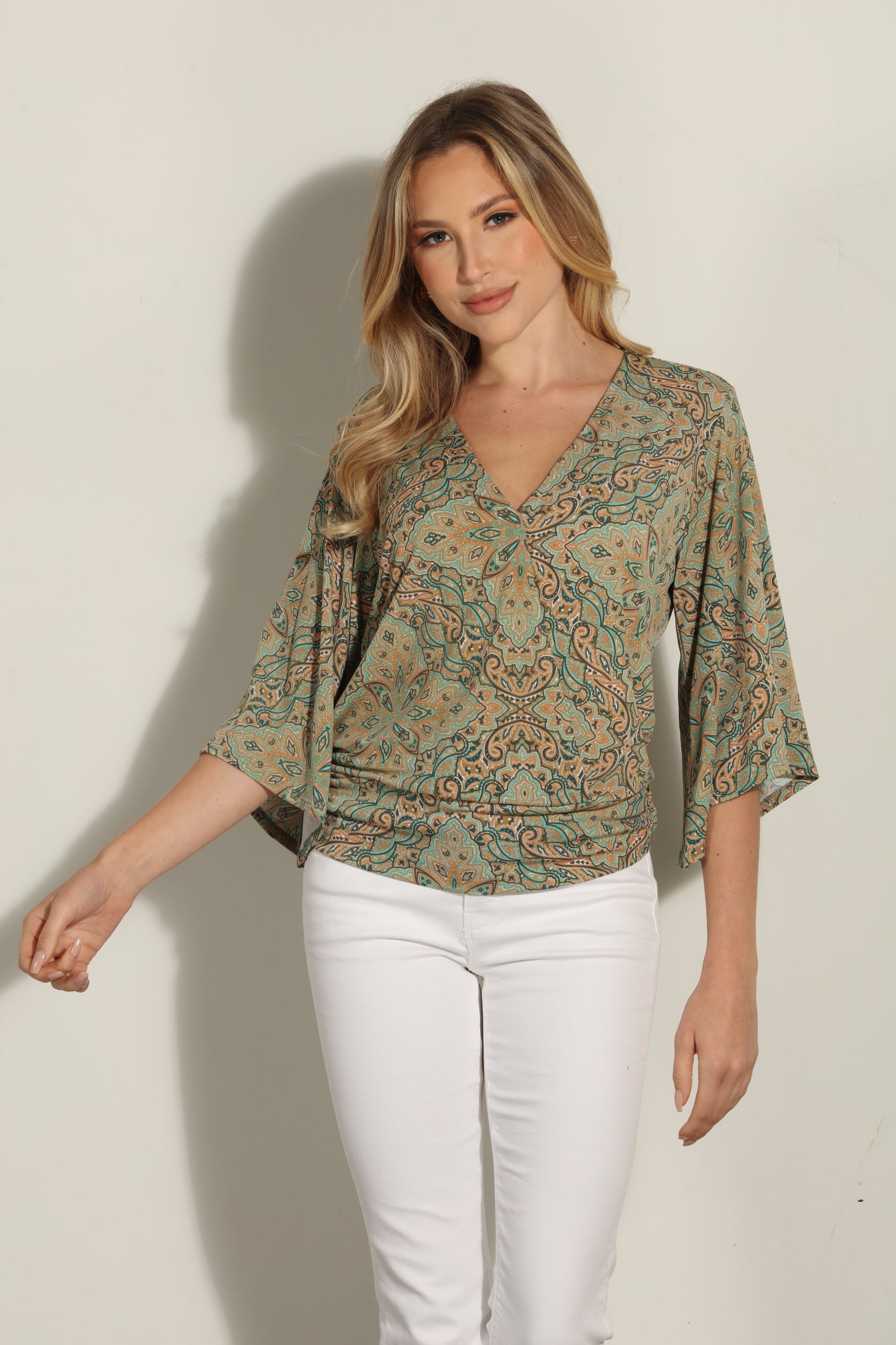 Neema Stretch Banded Kimono Top-FINAL SALE