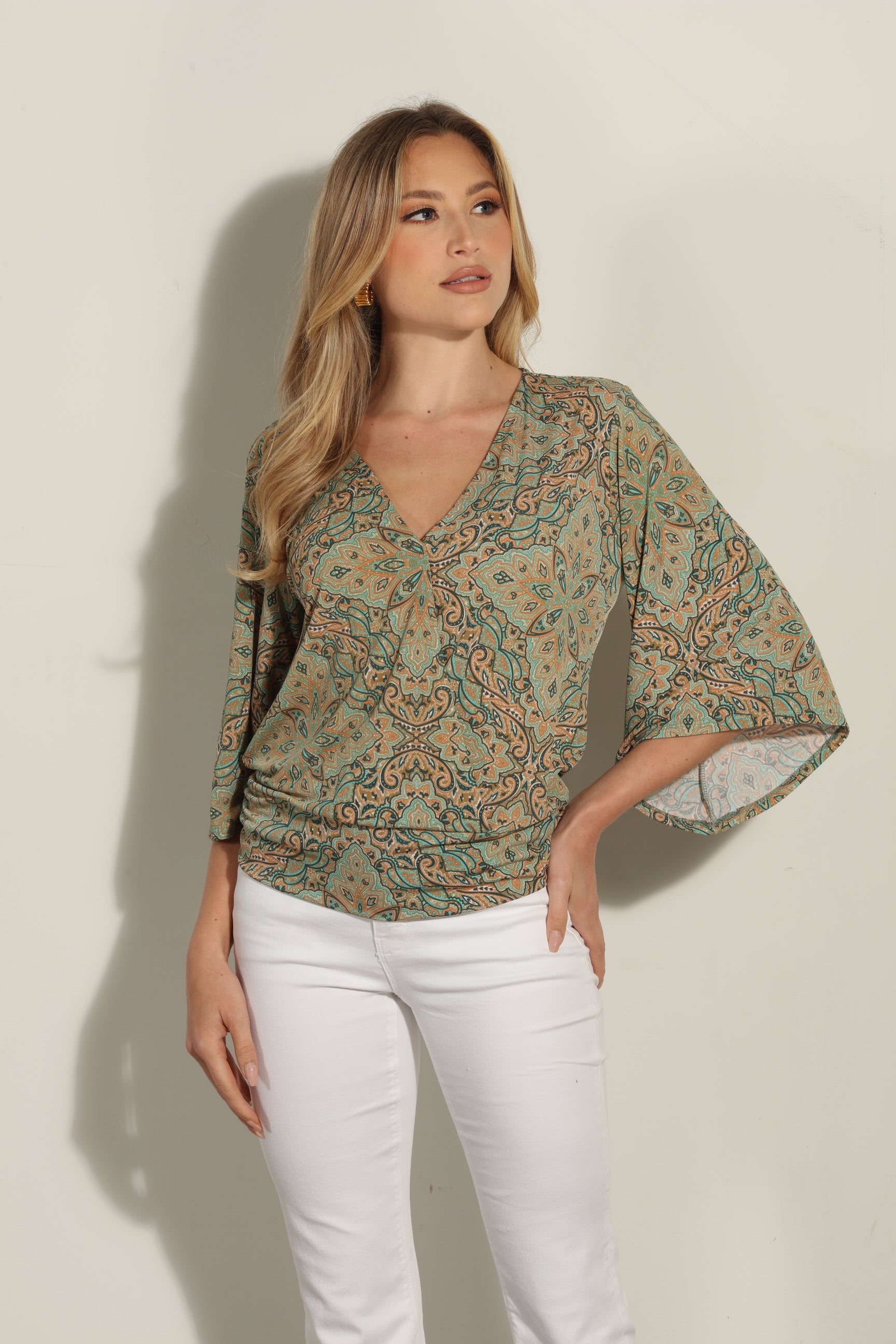 Neema Stretch Banded Kimono Top-FINAL SALE