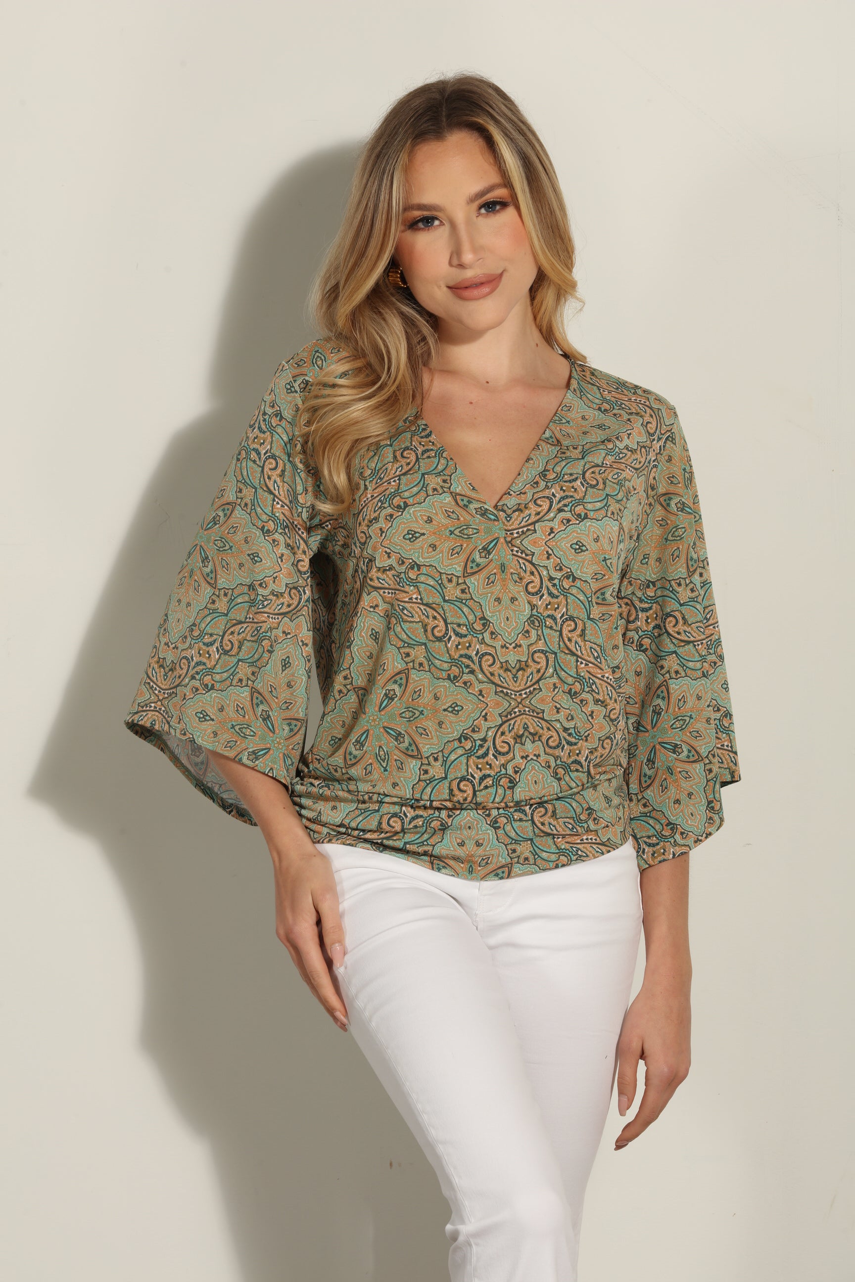 Neema Stretch Banded Kimono Top-FINAL SALE