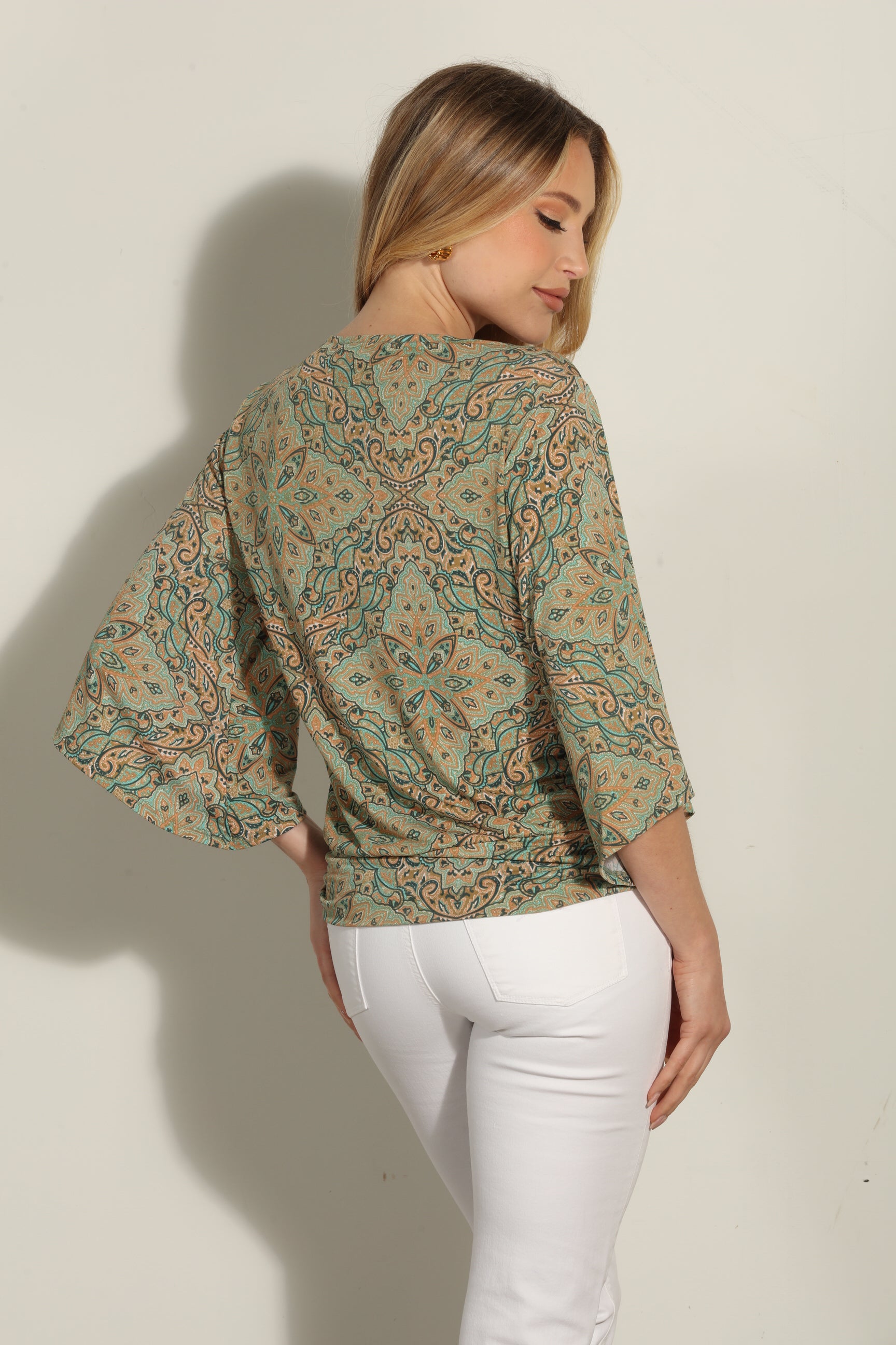 Neema Stretch Banded Kimono Top-FINAL SALE