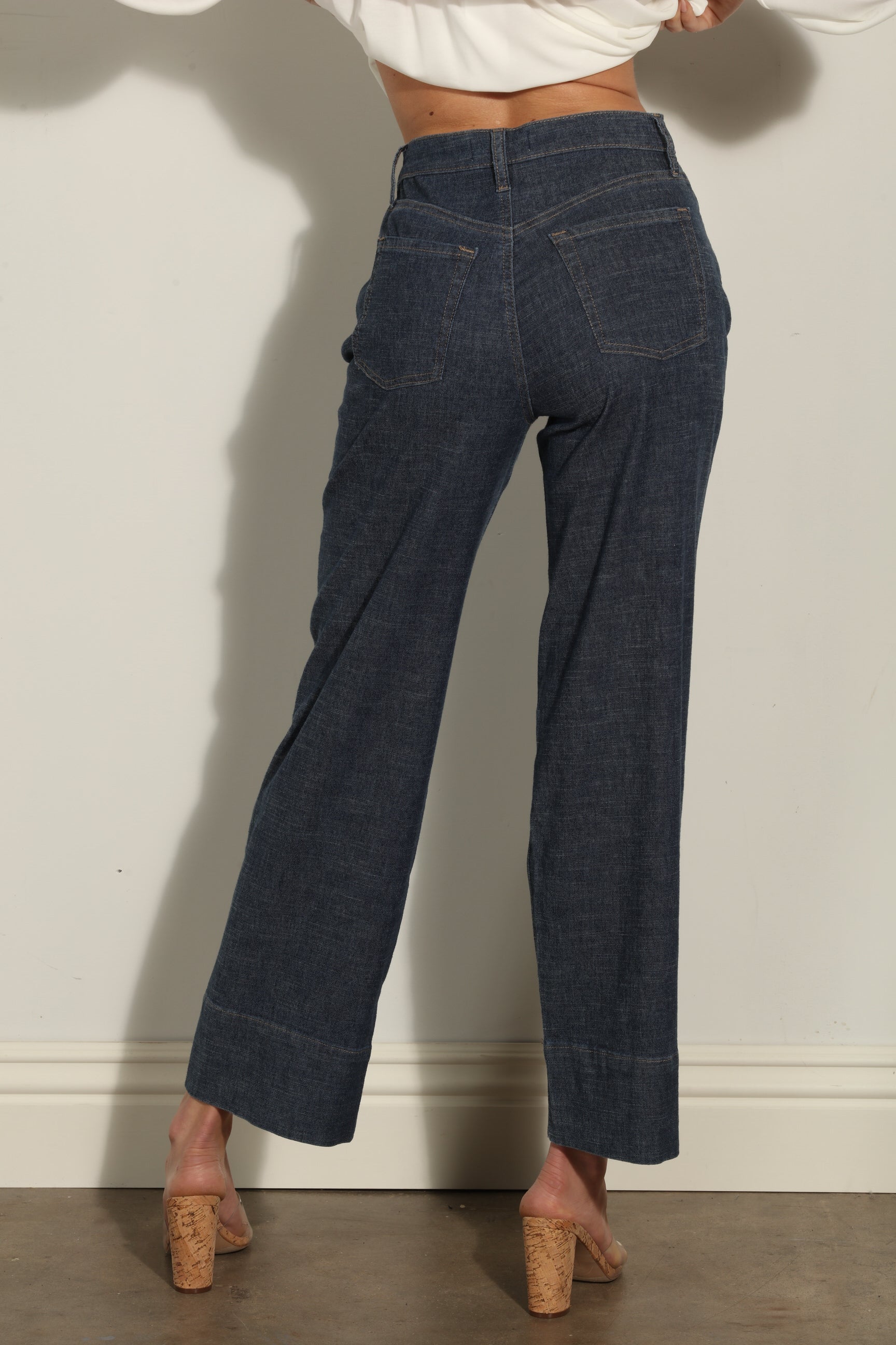 Level 99 Dylan Straight Linen Tencel Pant-BEST SELLERS
