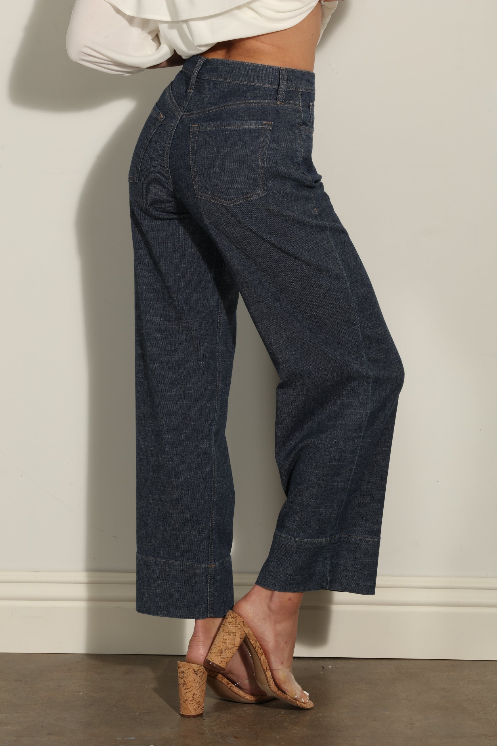 Level 99 Dylan Straight Linen Tencel Pant-BEST SELLERS