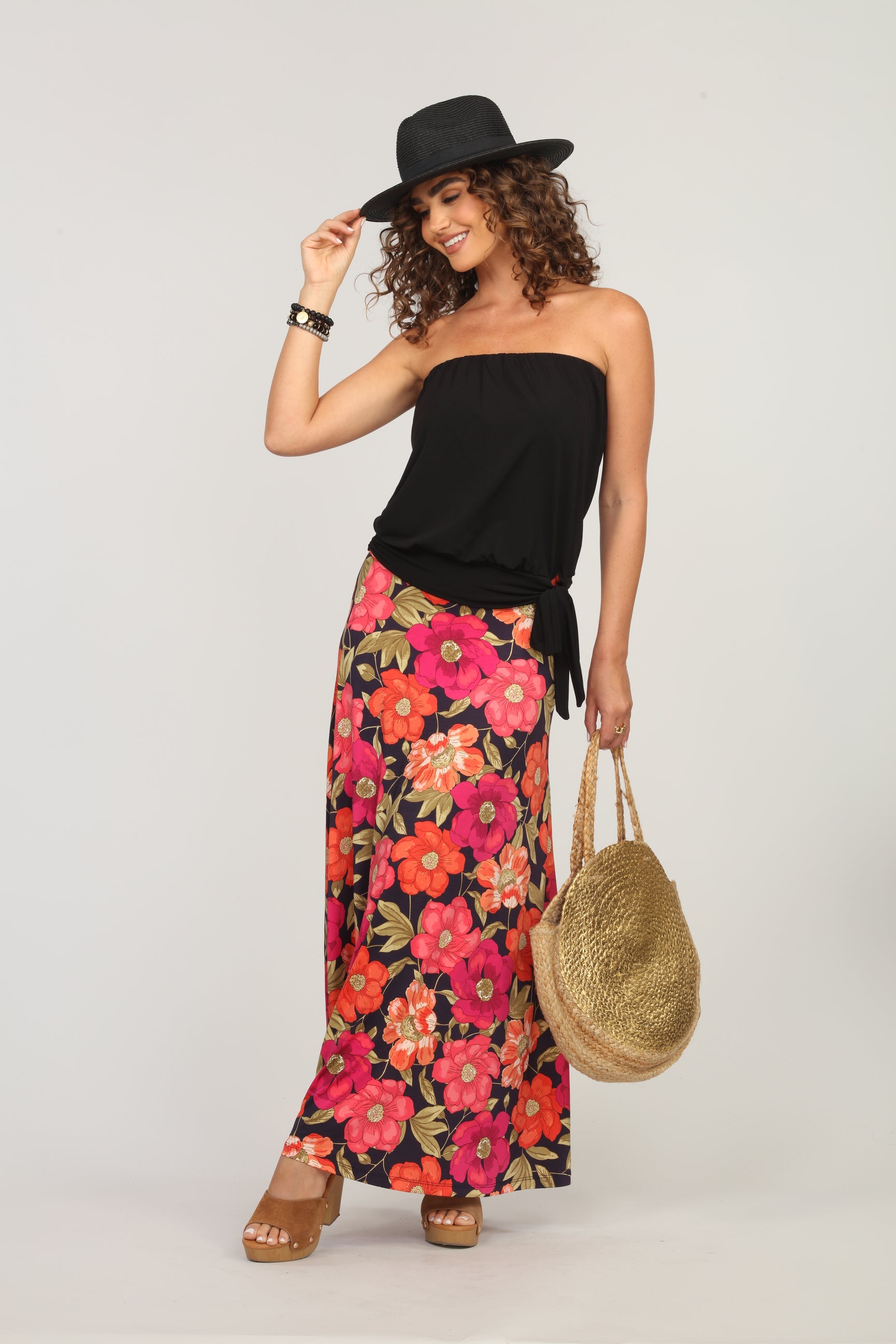 Tulum Gold Foil Detail Bag- FINAL SALE