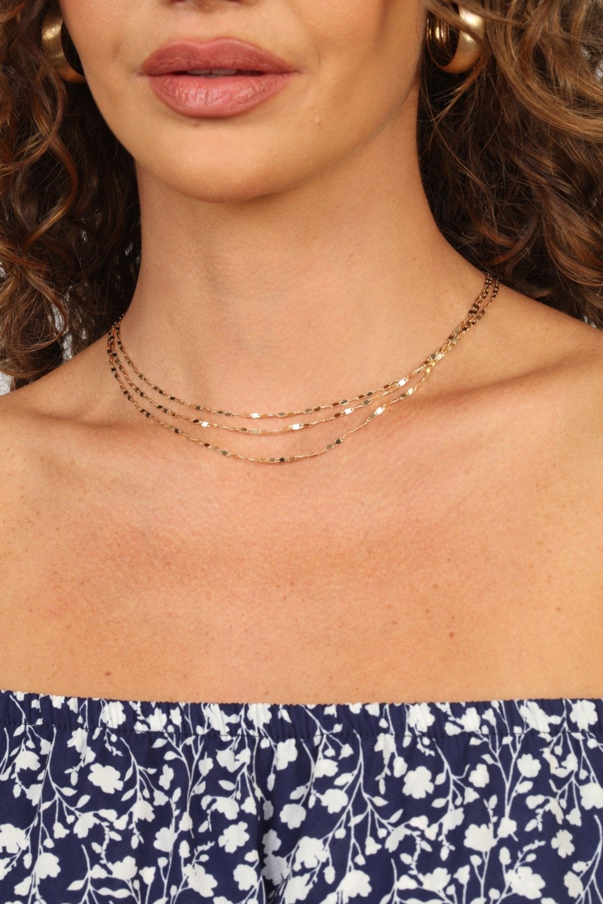 Vanessa Delicate 3-Layer Necklace