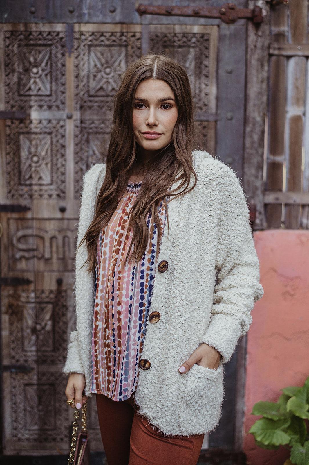 Lucia Chiffon Halter Blouse - FINAL SALE