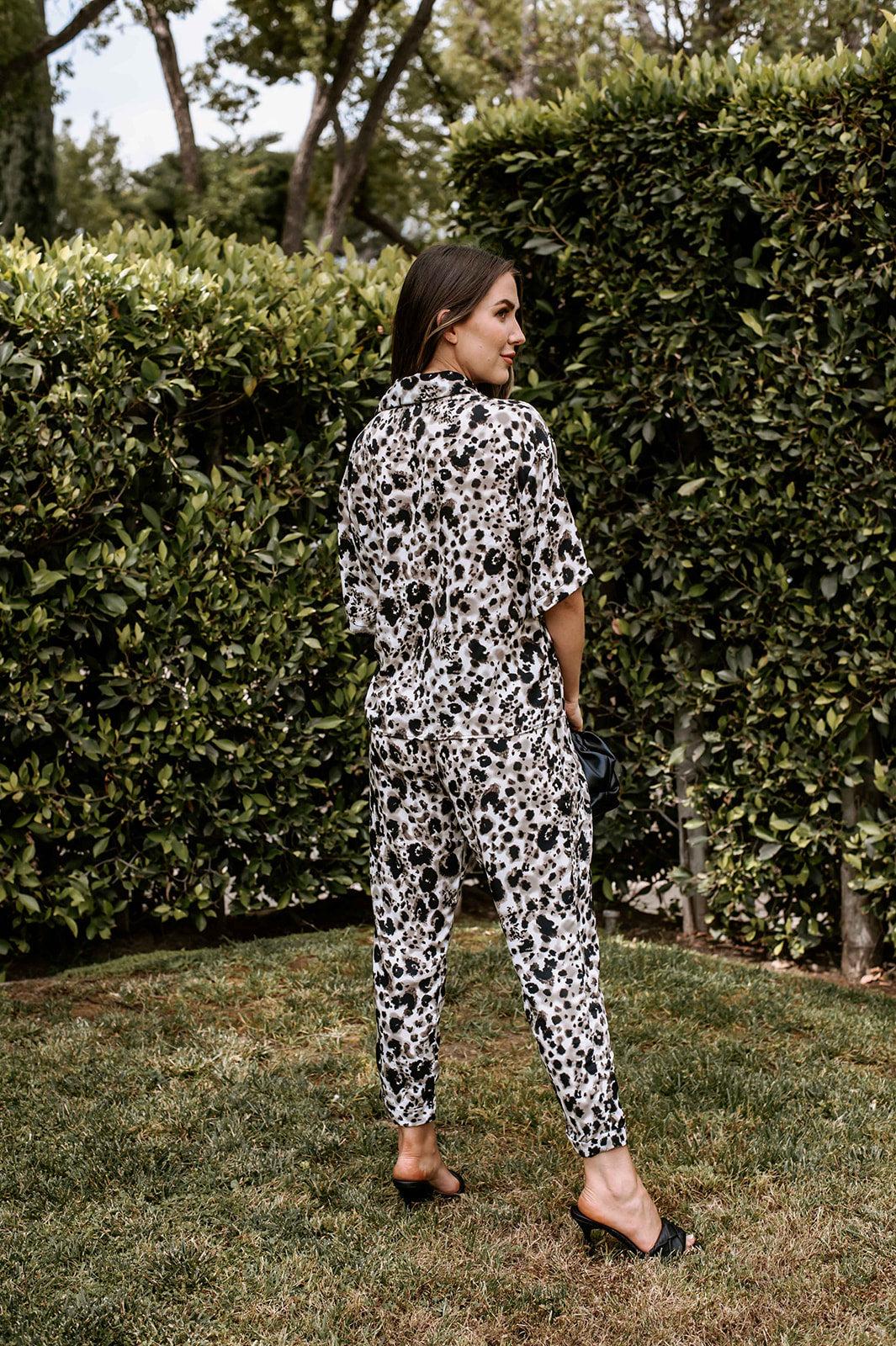 Oria Button-Up Boxy Blouse