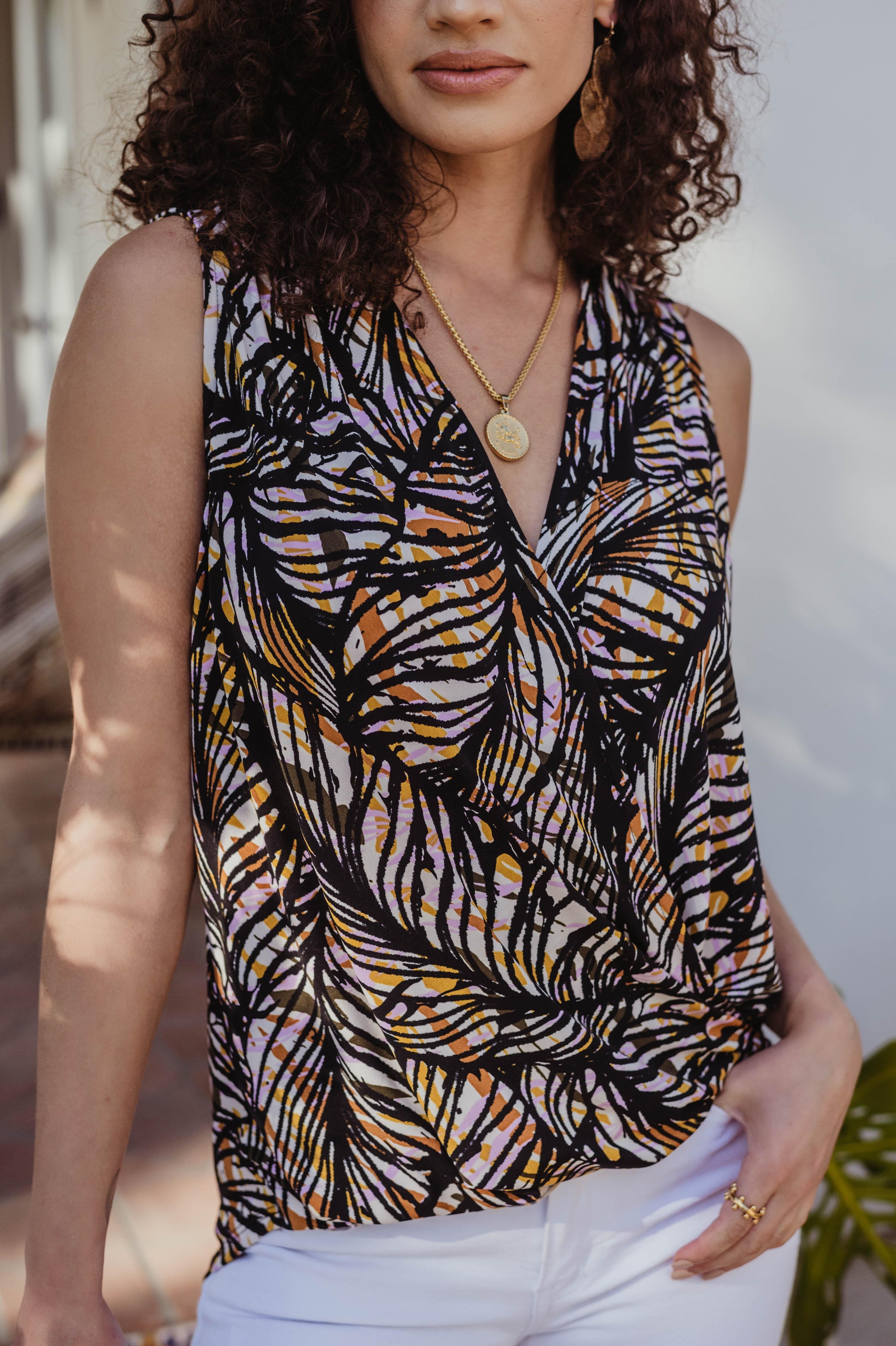Jenni Stretch Surplice Top-Best Seller-FINAL SALE