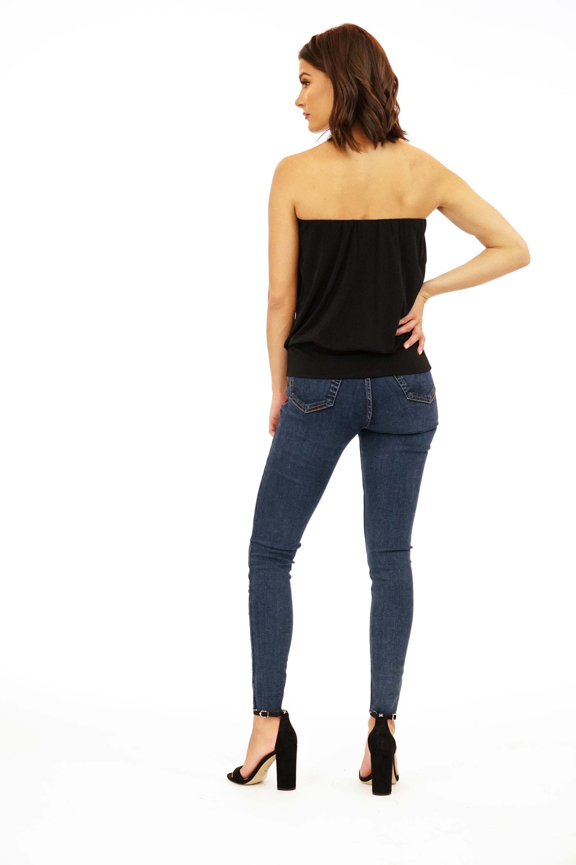 Black Stretch Tube Top