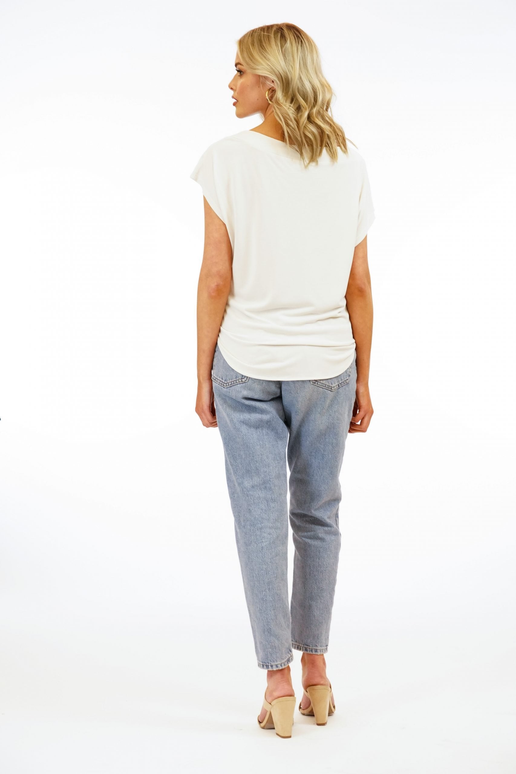 Vanilla Cupro Top