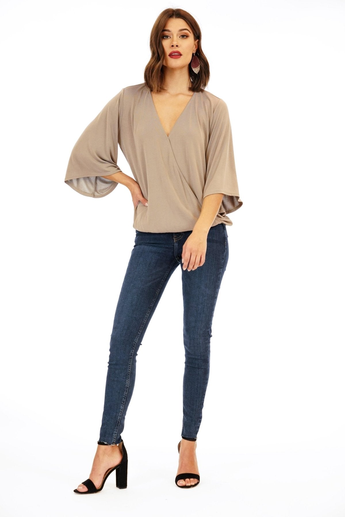 Chai Surplice Top-FINAL SALE