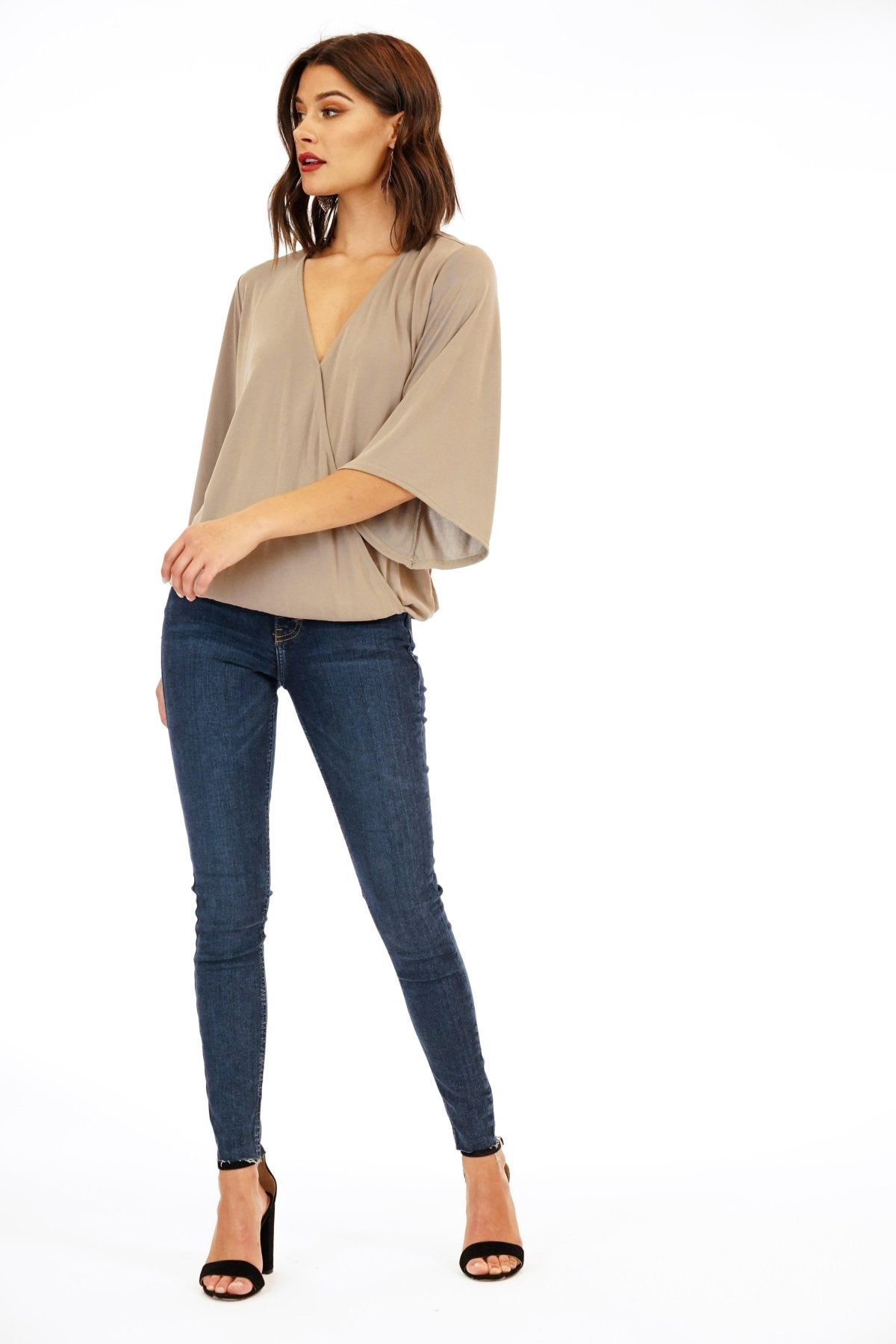 Chai Surplice Top-FINAL SALE