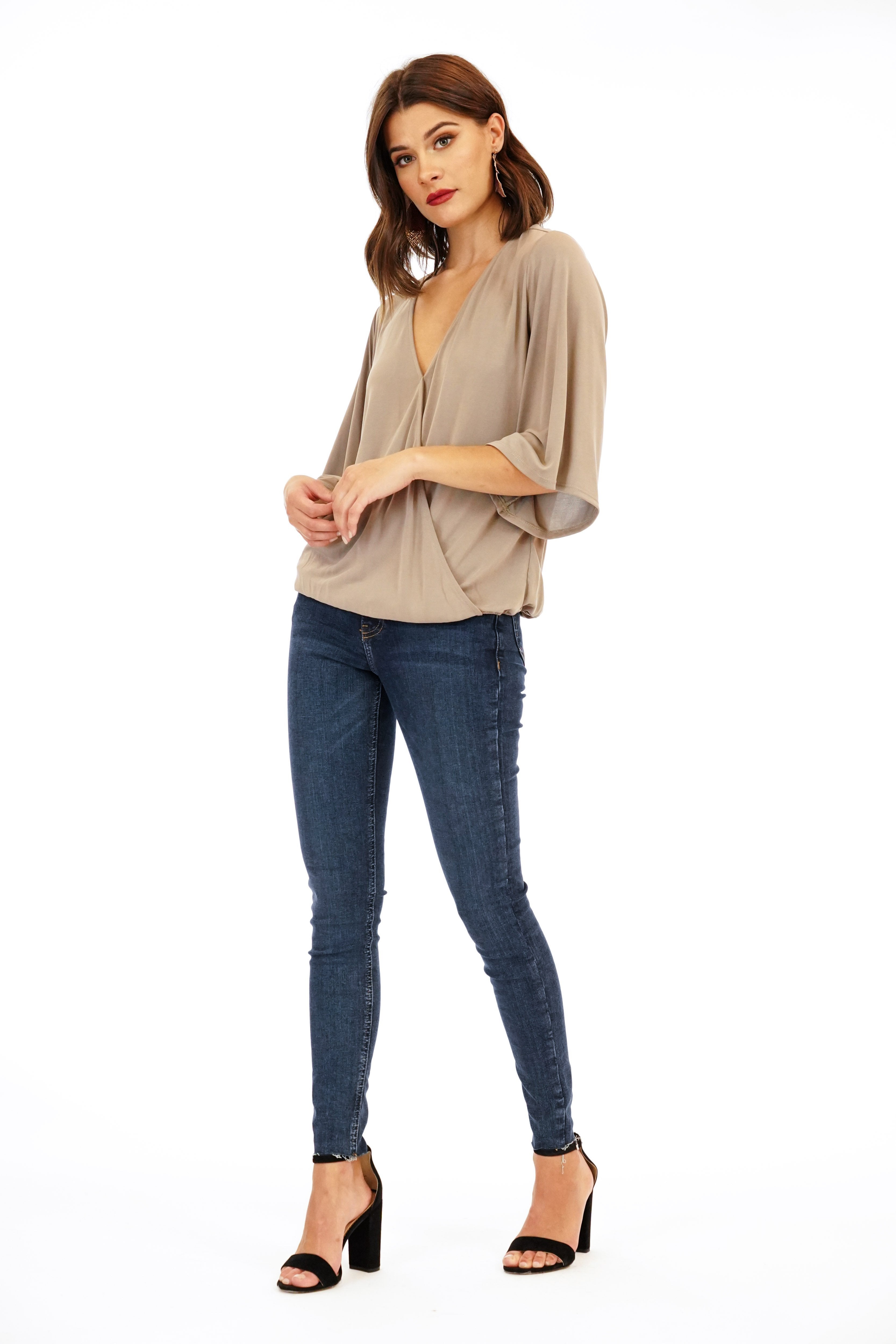 Chai Surplice Top-FINAL SALE