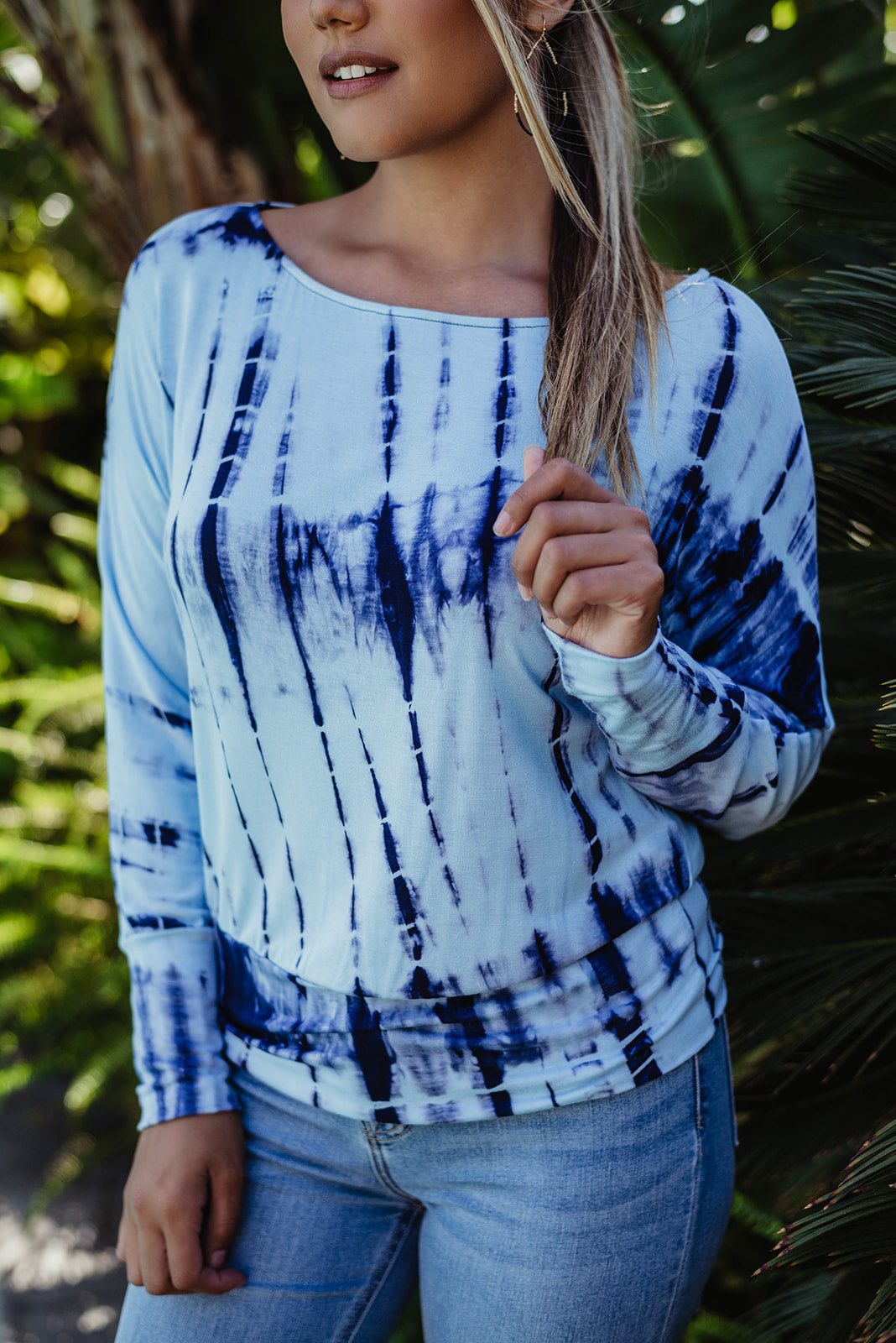 Gwinnie Tie Dye Dolman Sleeve Top