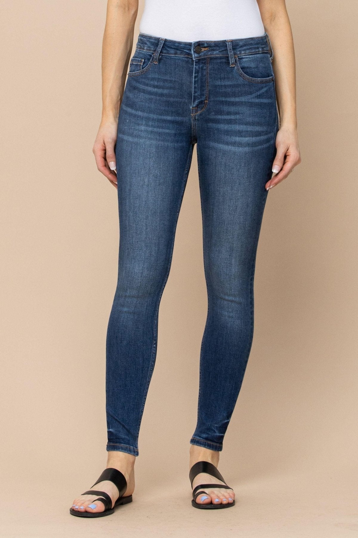 The Taylor Skinny Jean - Dark Blue- FINAL SALE