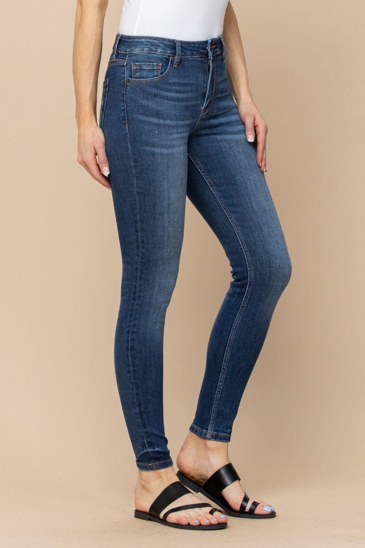 The Taylor Skinny Jean - Dark Blue- FINAL SALE