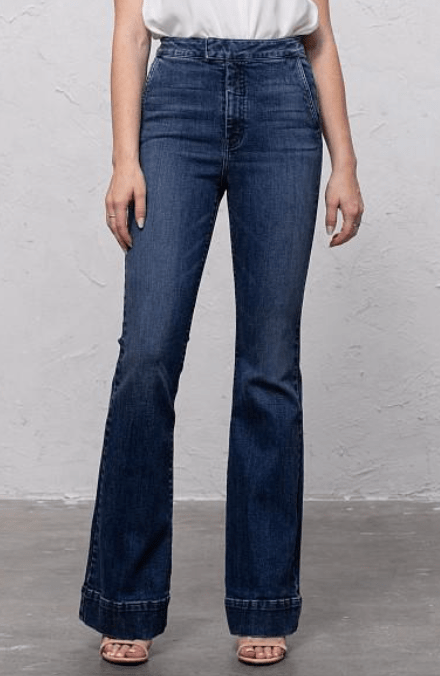 Happi High Rise Ultra Flare Jeans - Dark Wash - FINAL SALE
