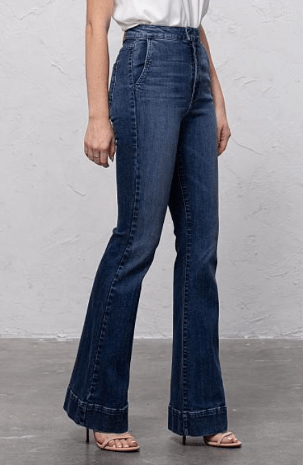 Happi High Rise Ultra Flare Jeans - Dark Wash - FINAL SALE