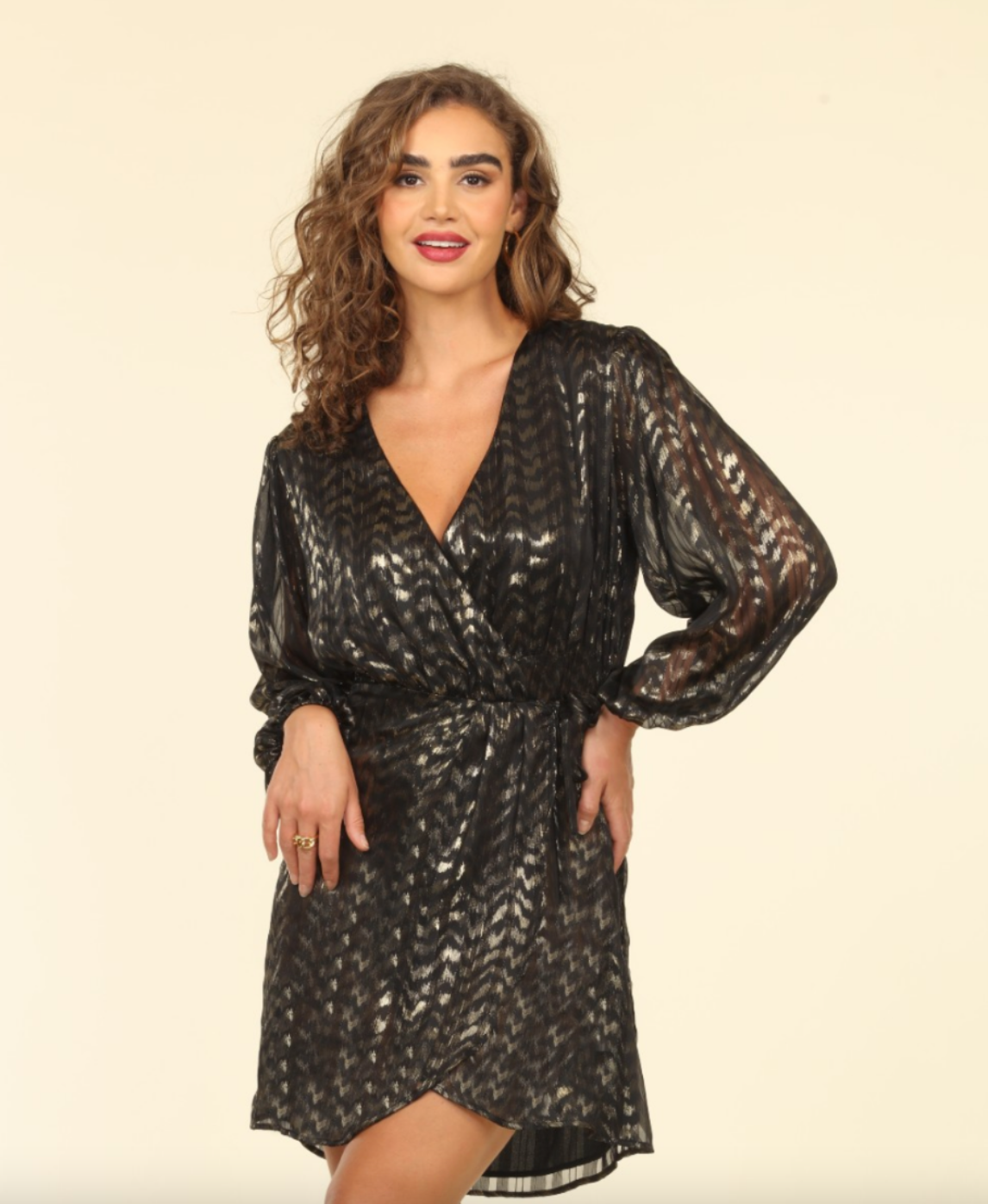 Manda Chiffon Wrap Dress