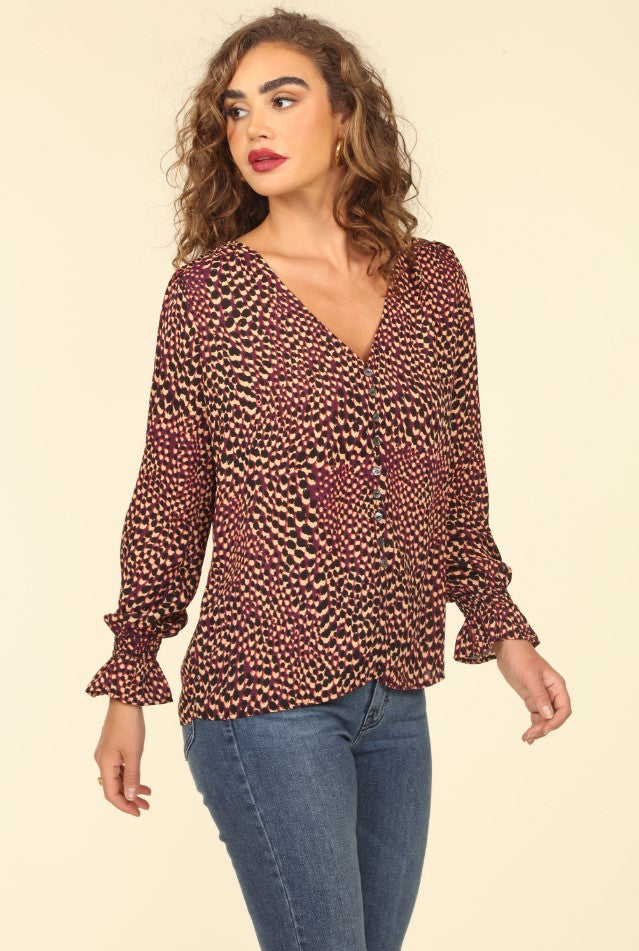 Cusco Button Down Blouse-FINAL SALE