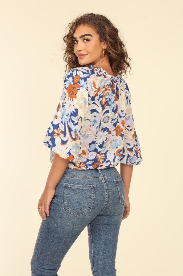 Stacie Raglan Tie Blouse-FINAL SALE