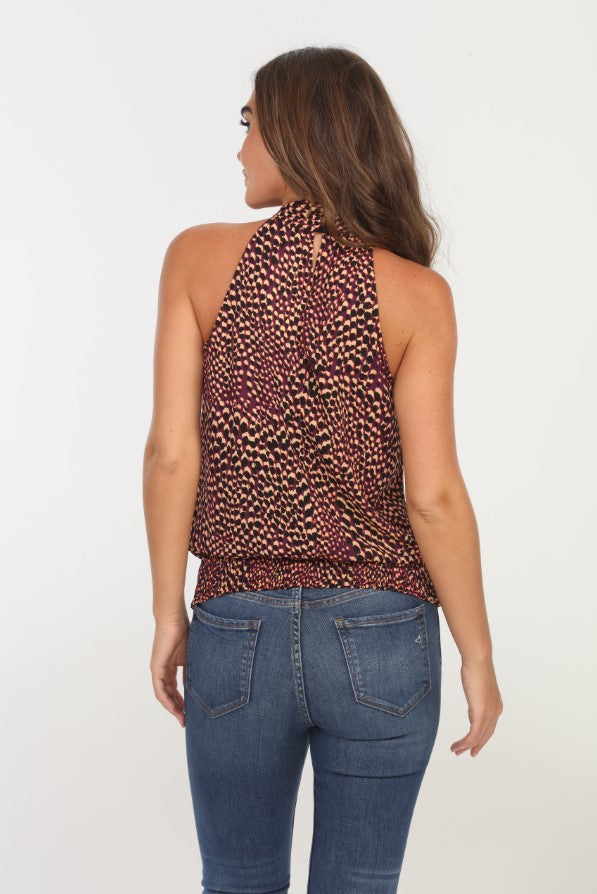 Cusco Twist Neck Halter Top-FINAL SALE