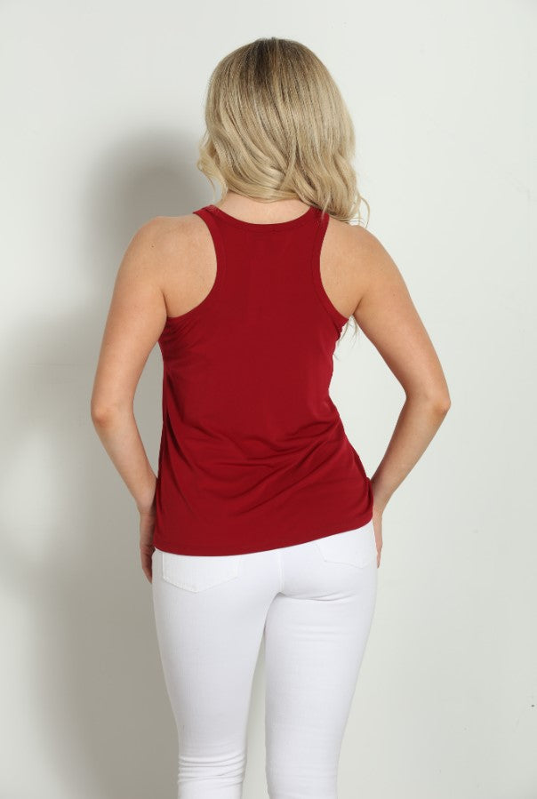 Merlot Stretch Swing Tank
