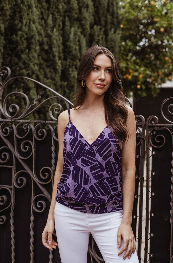 Kika Stretch ITY Cami with Band-FINAL SALE