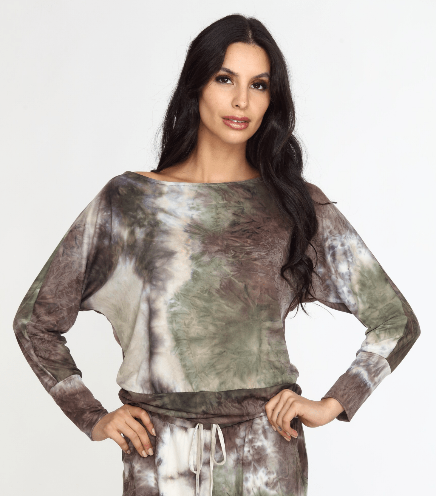 Jagger Tie Dye Dolman Sleeve Top- FINAL SALE