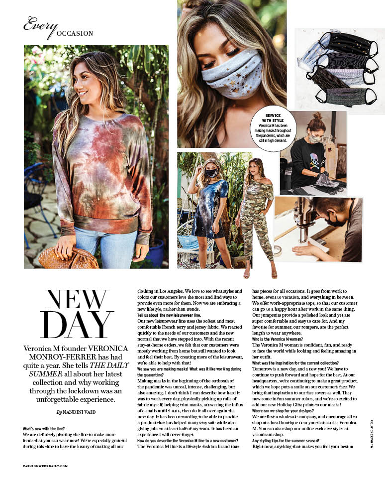 Veronica M featured in the Daily Summer