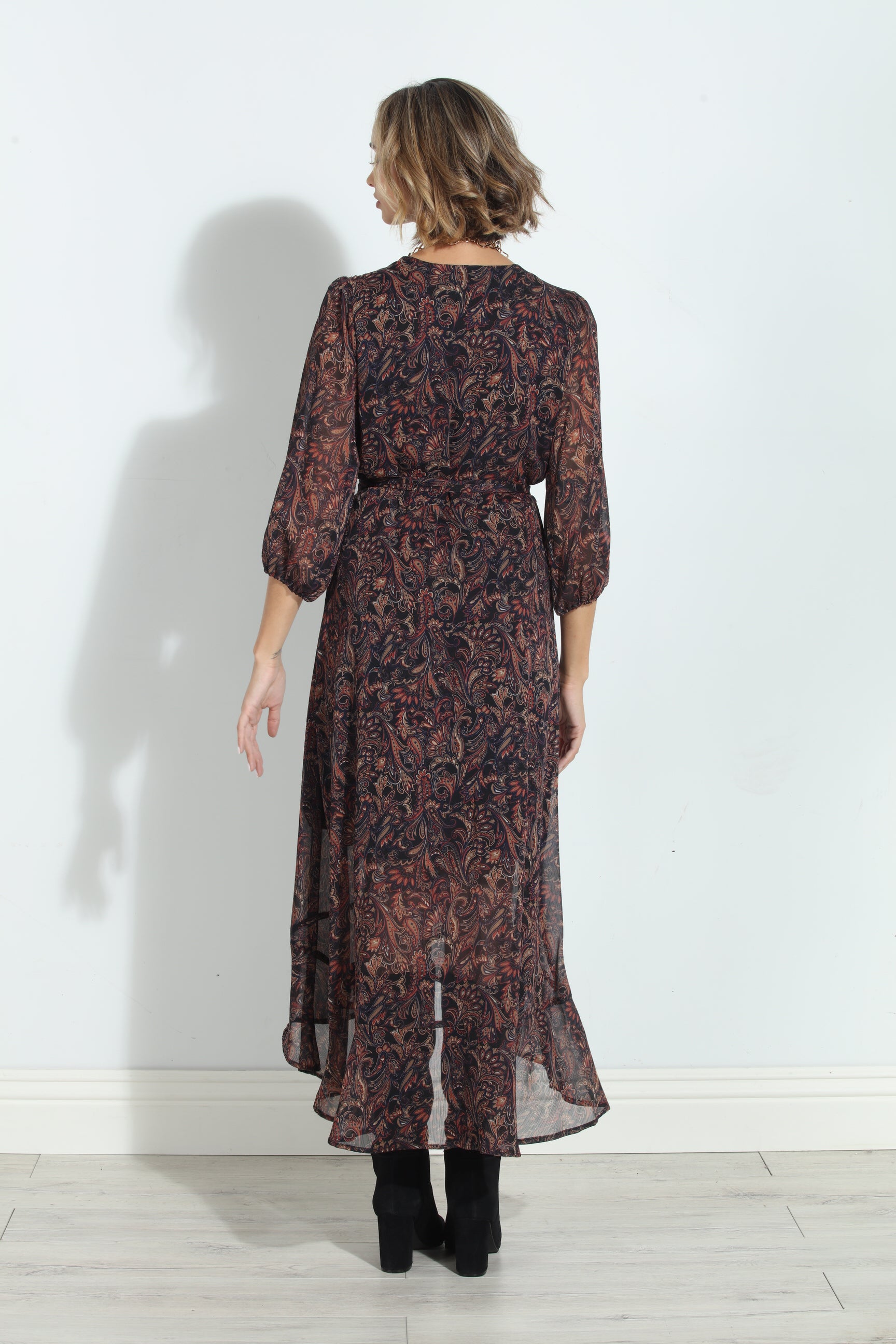 Jeremiah Chiffon Wrap Dress