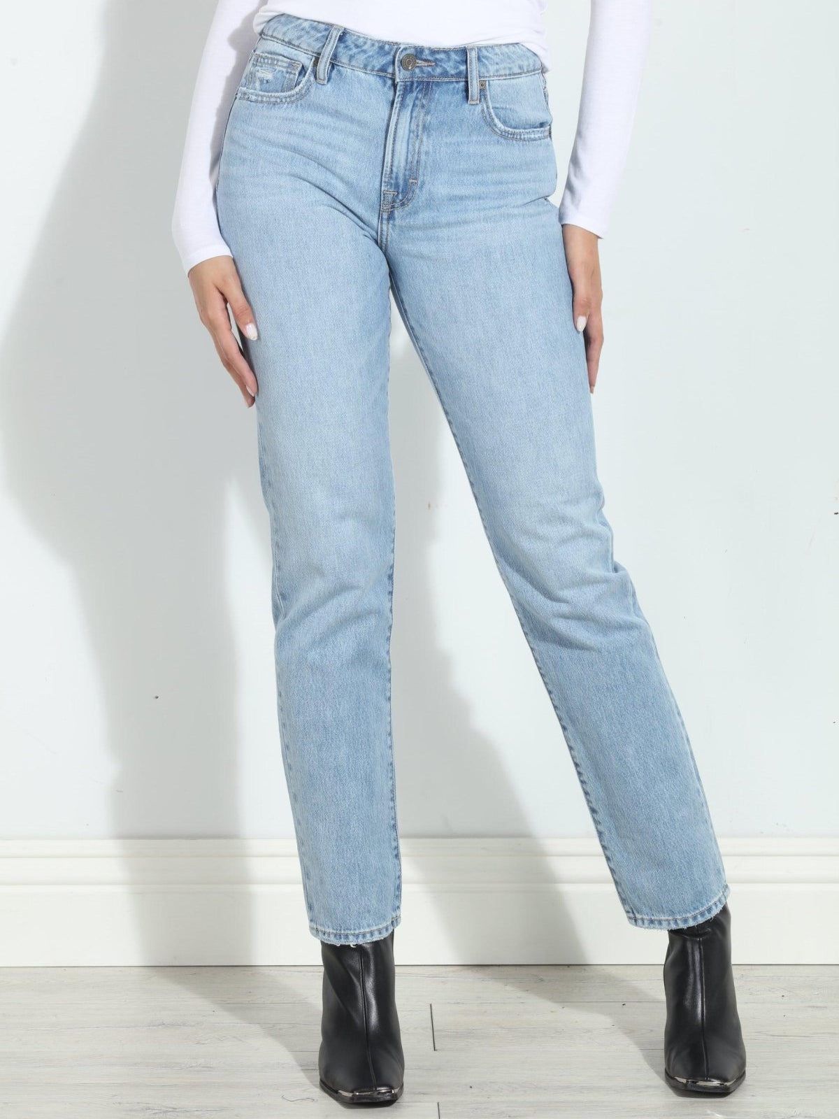 Tracey High Rise Straight Jeans-FINAL SALE