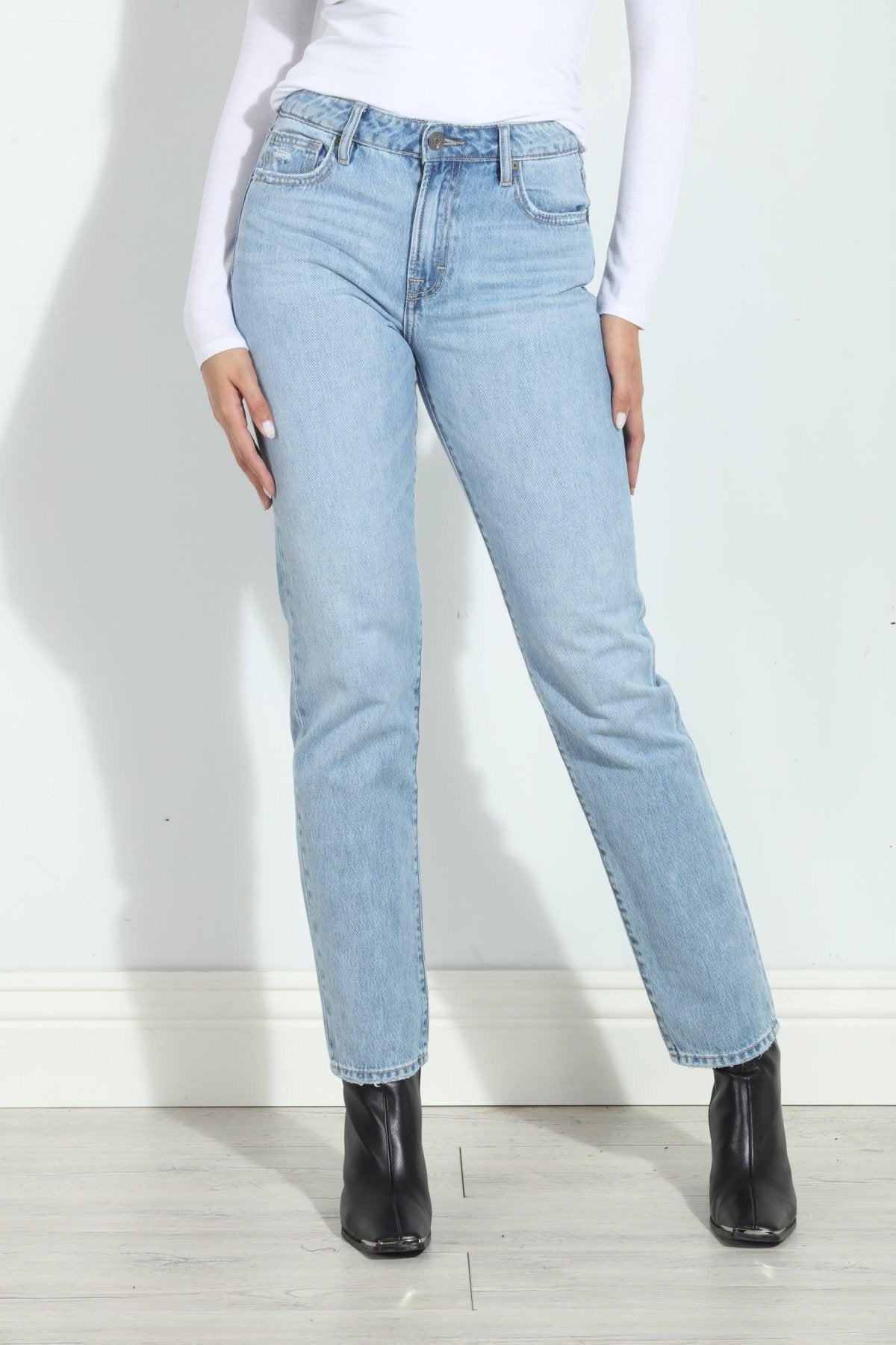 Tracey High Rise Straight Jeans-FINAL SALE