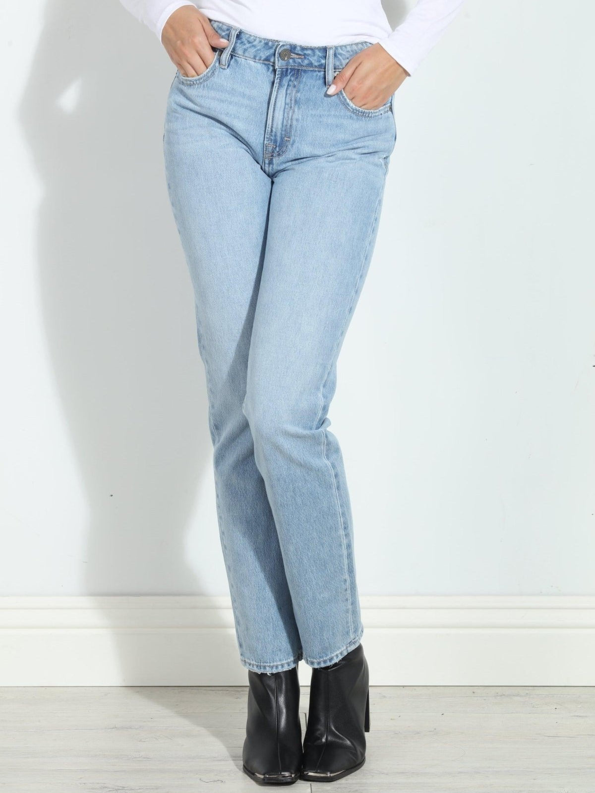 Tracey High Rise Straight Jeans-FINAL SALE