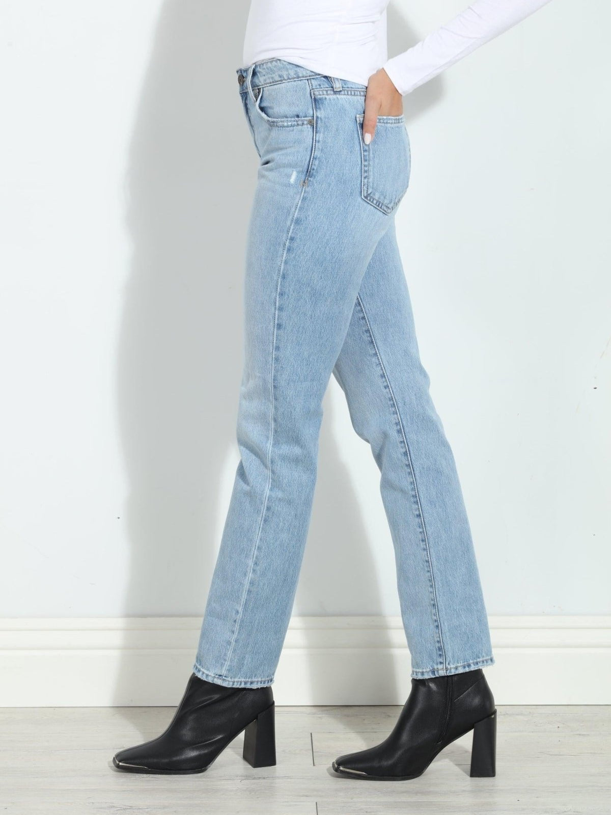 Tracey High Rise Straight Jeans-FINAL SALE