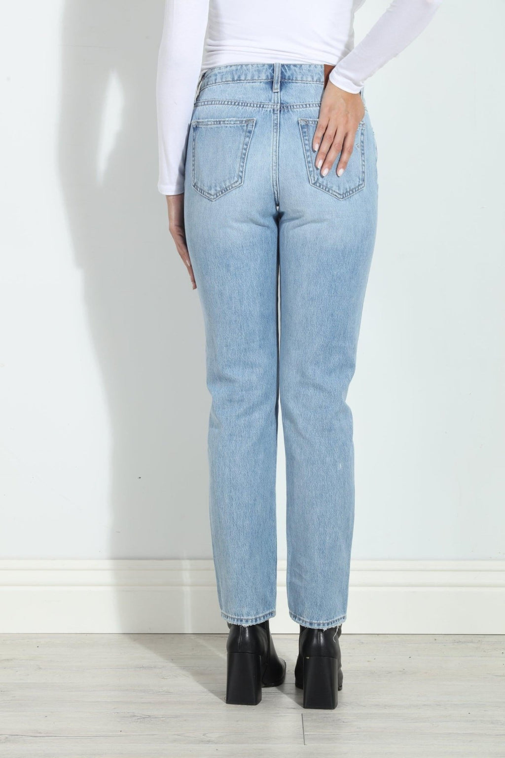 Tracey High Rise Straight Jeans-FINAL SALE
