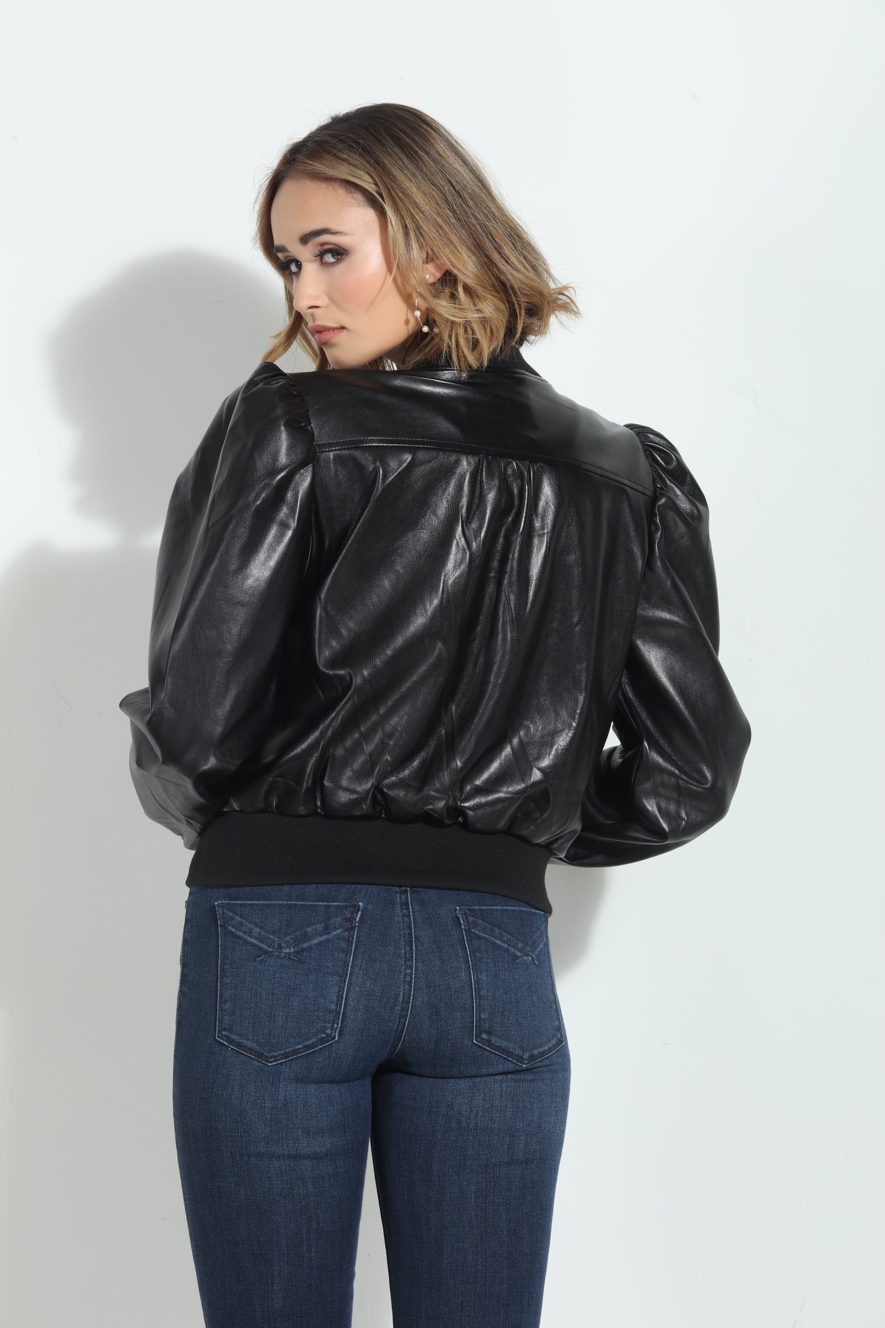 Tart Collections Amma Vegan Leather Bomber Jacket