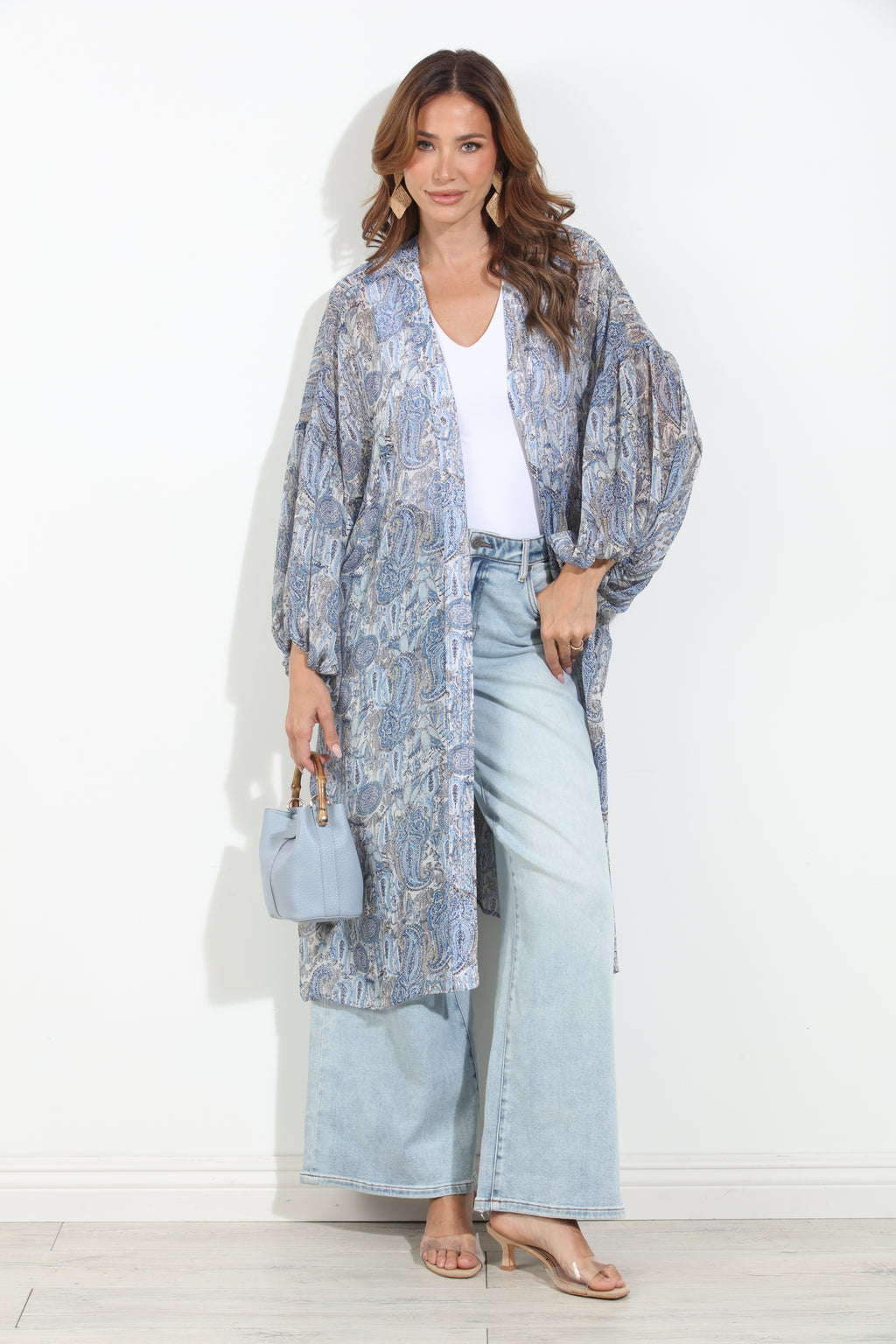 Kriss Chiffon Midi Kimono