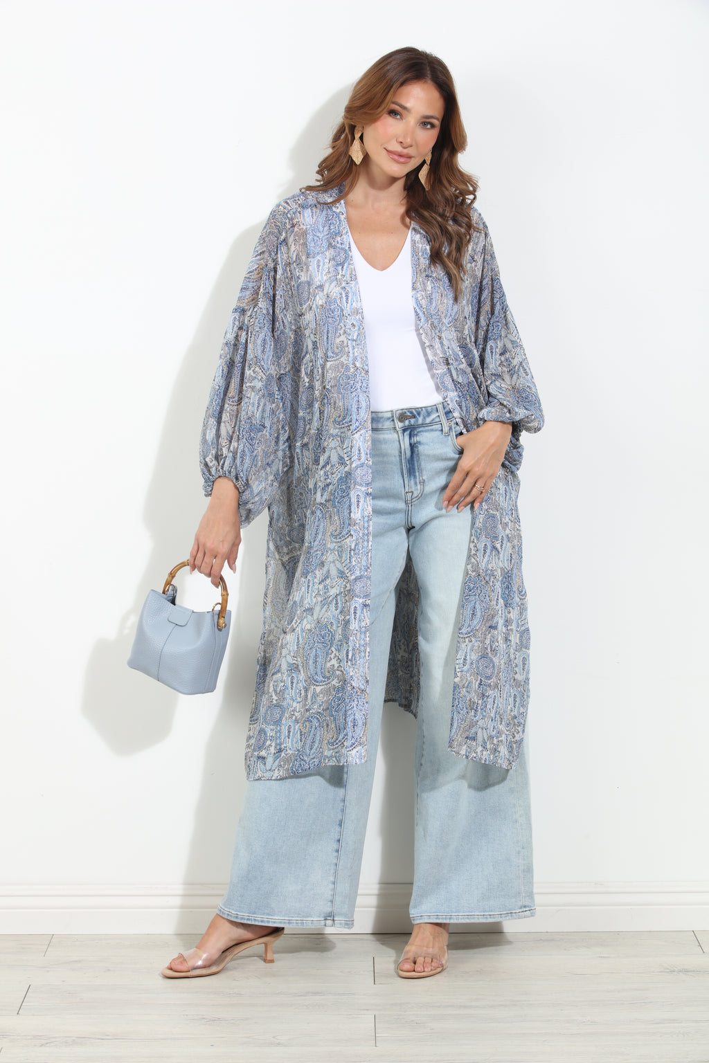 Kriss Chiffon Midi Kimono