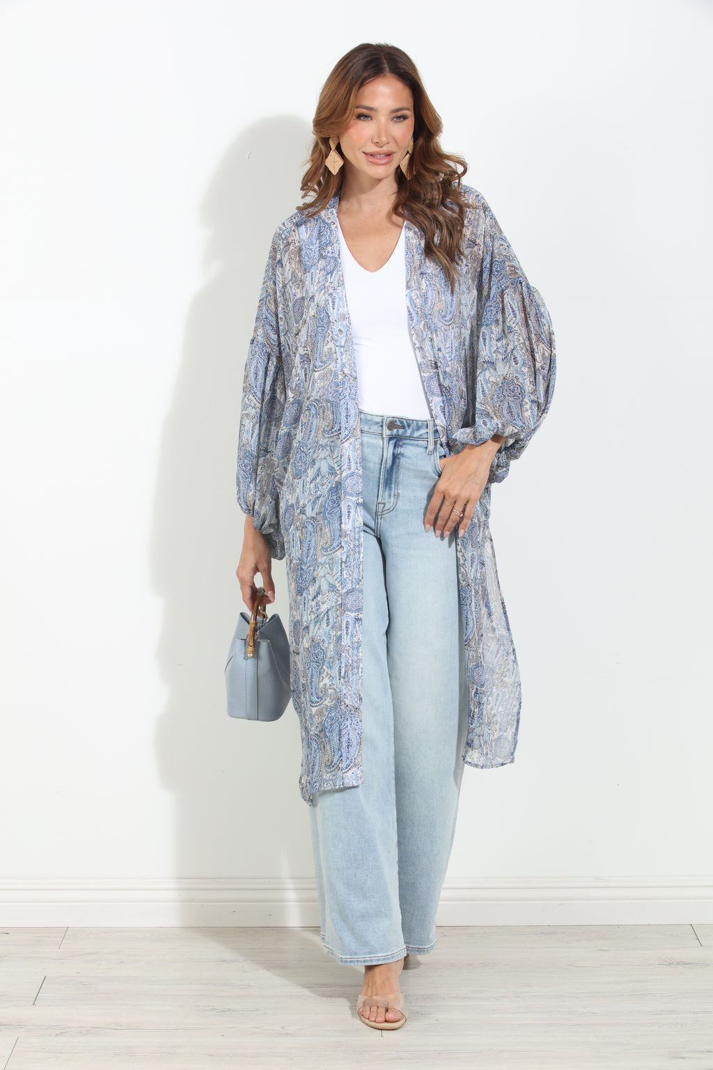 Kriss Chiffon Midi Kimono