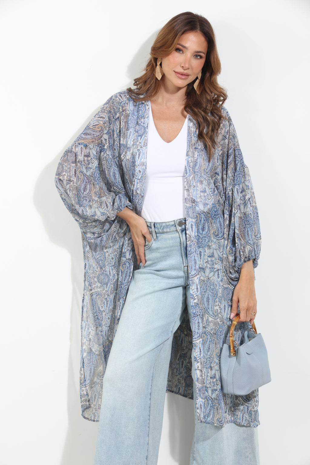 Kriss Chiffon Midi Kimono