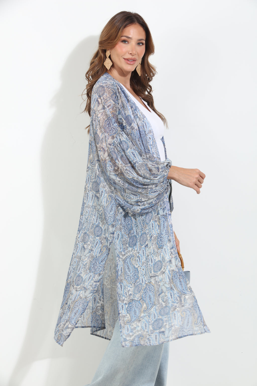 Kriss Chiffon Midi Kimono