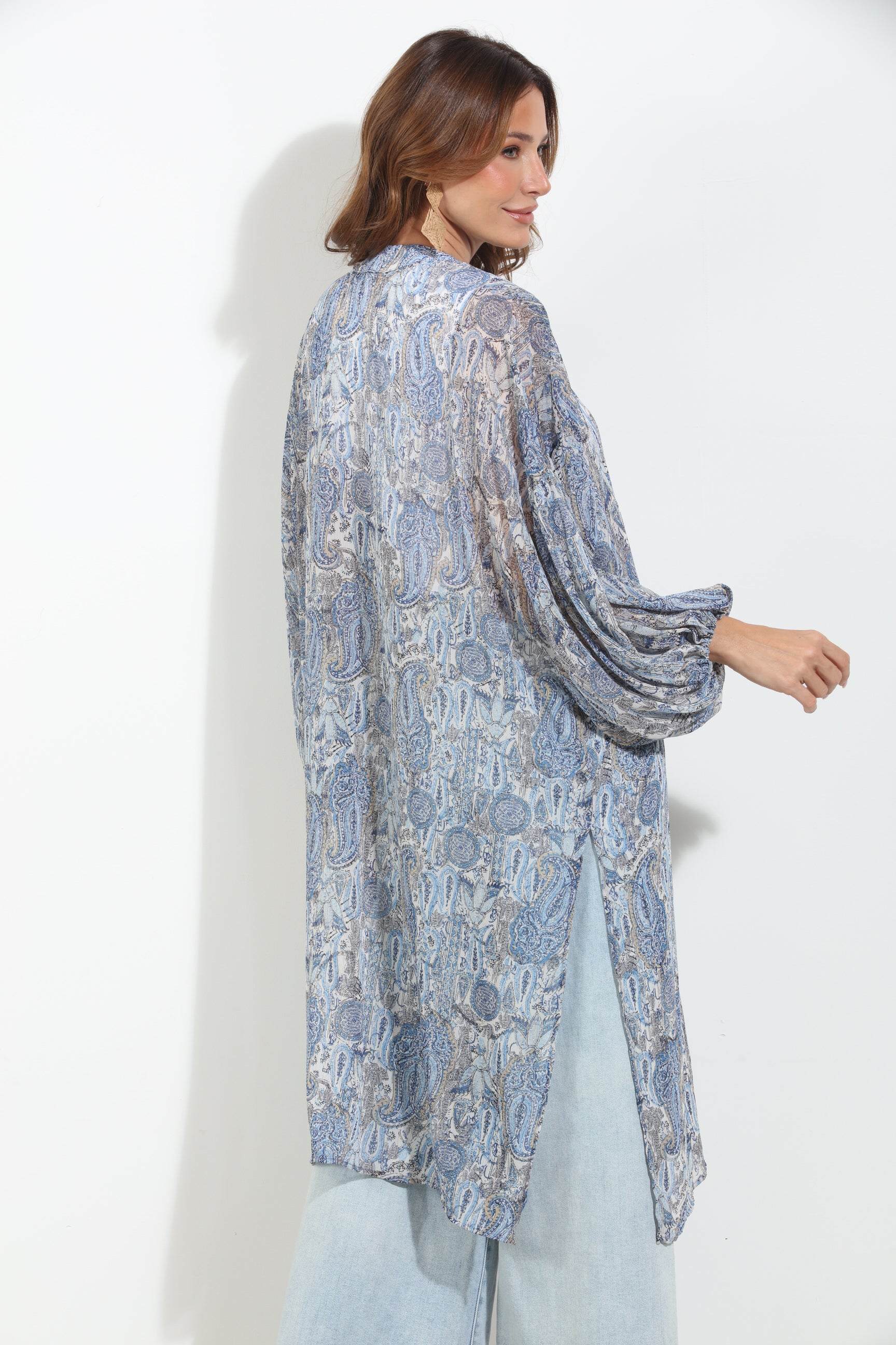 Kriss Chiffon Midi Kimono