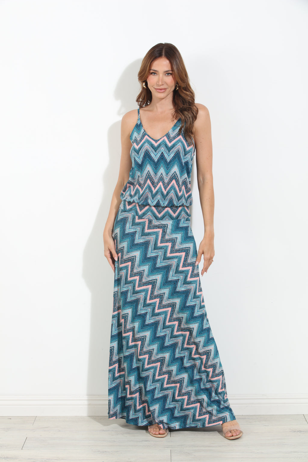 Bowen Stretch Drop Waist Maxi Dress-BEST SELLER