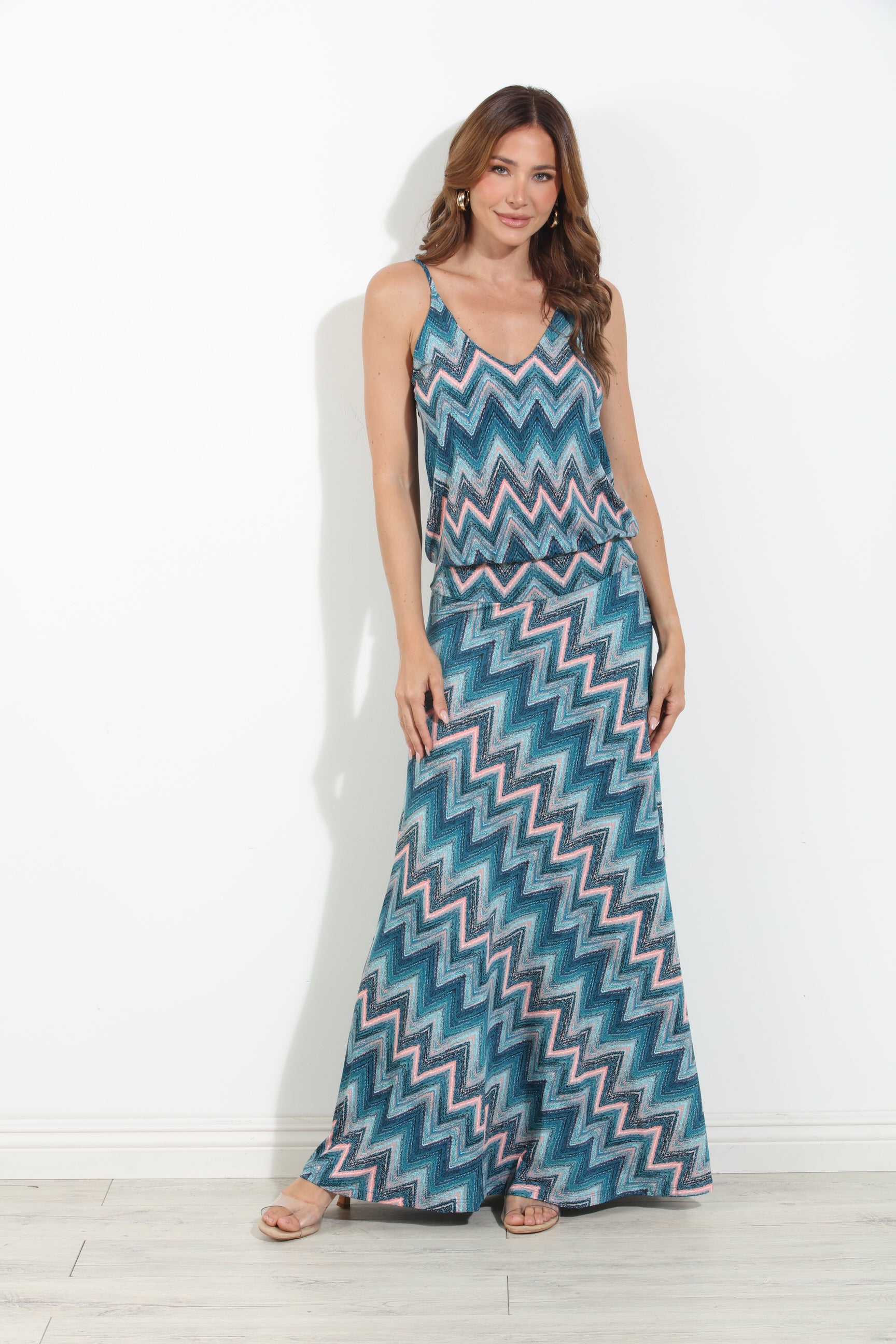 Bowen Stretch Drop Waist Maxi Dress-BEST SELLER