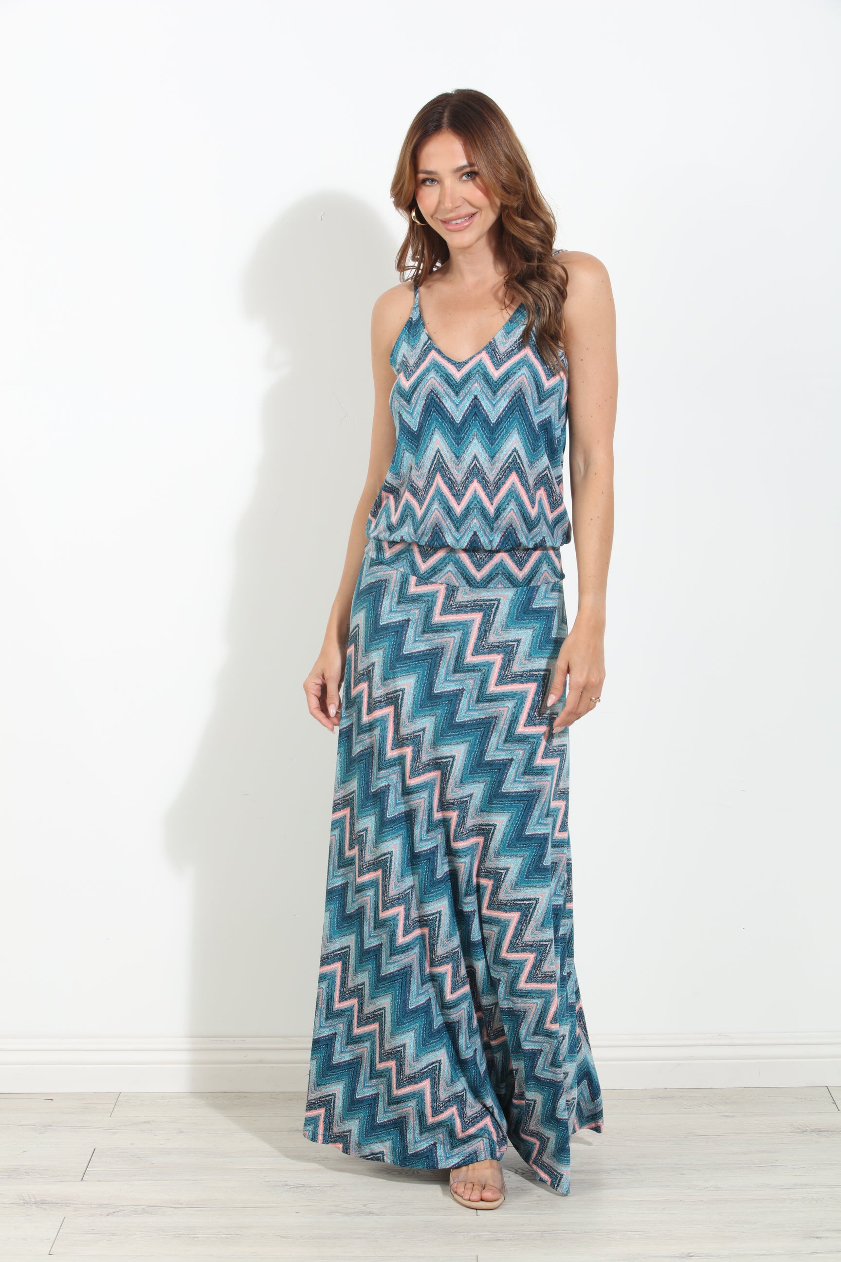 Bowen Stretch Drop Waist Maxi Dress-BEST SELLER
